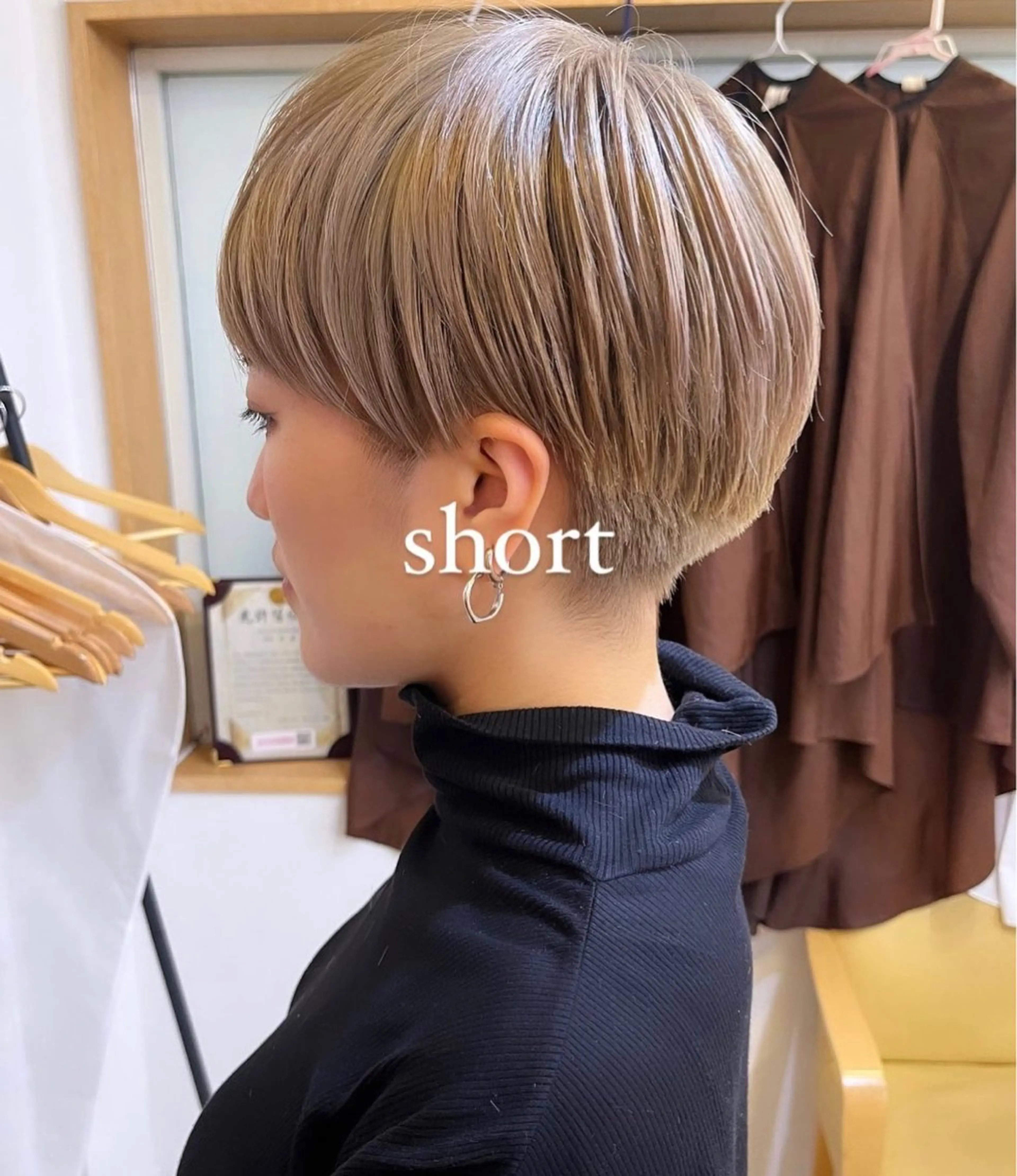 ショート ショートヘア モリオフロムロンドン /成増駅/宇佐美のヘアスタイル