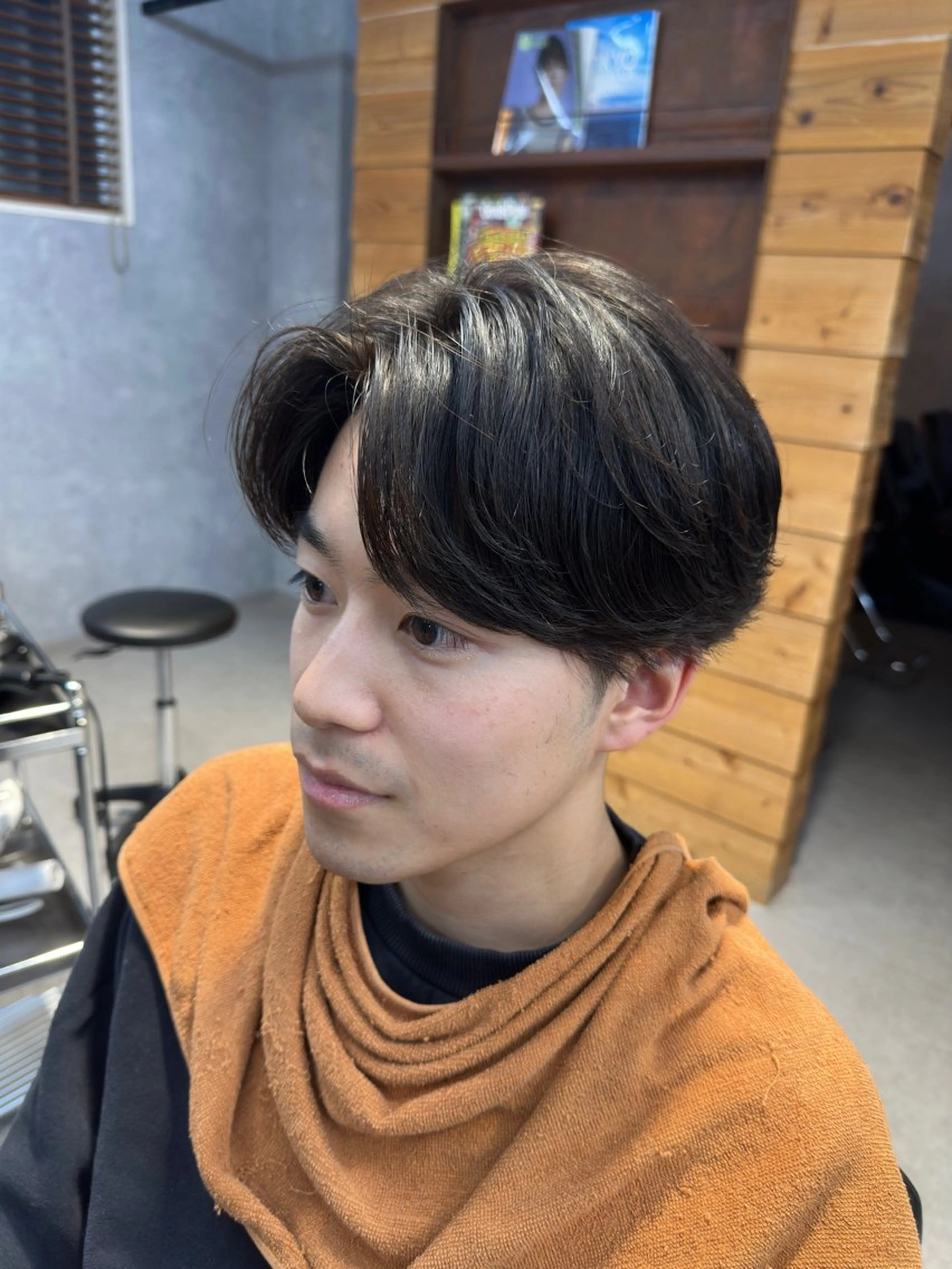 メンズカット＋パーマの写真