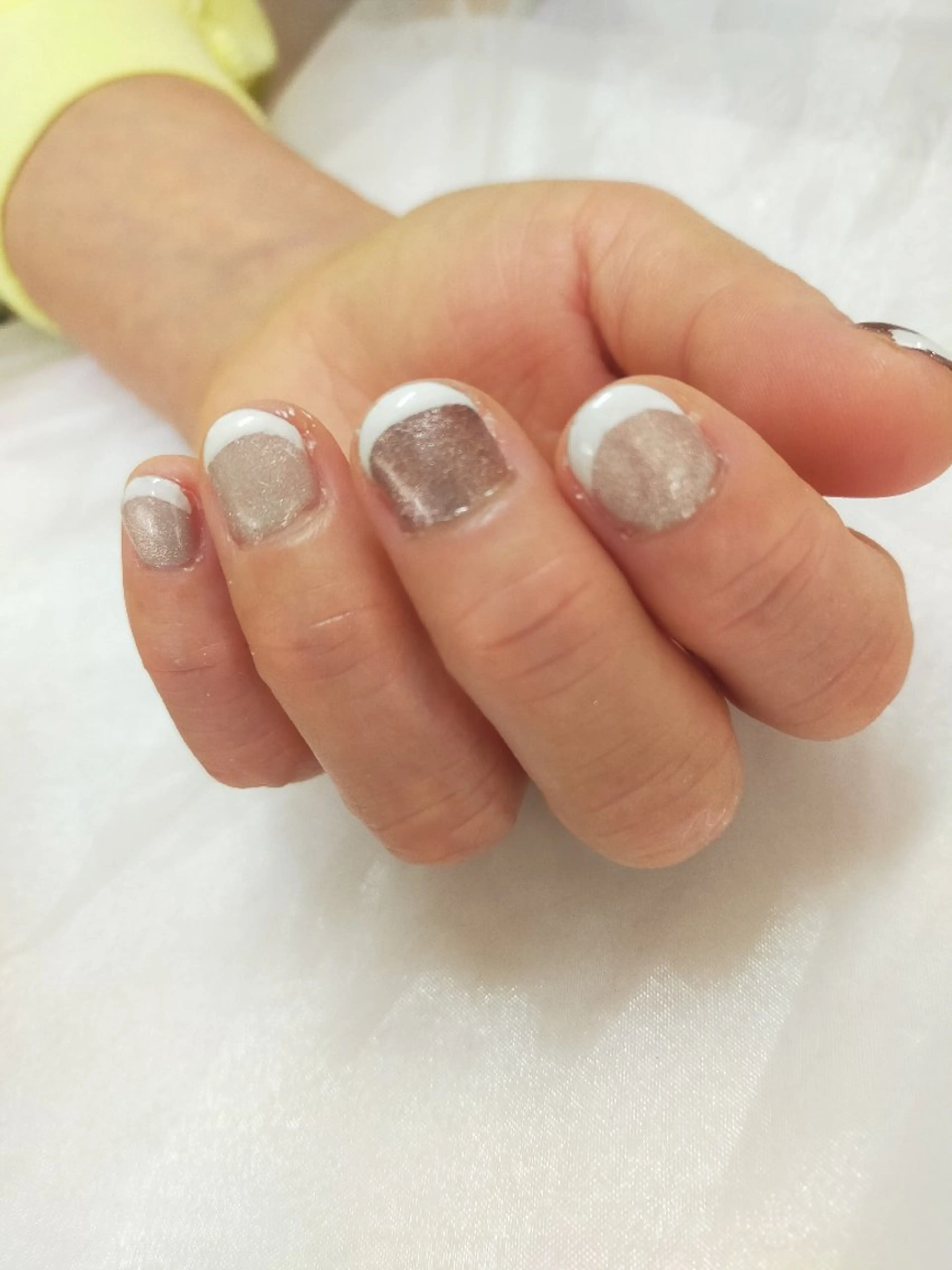 ネイル フレンチネイル マグネットネイル maruyasu. yのネイルデザイン