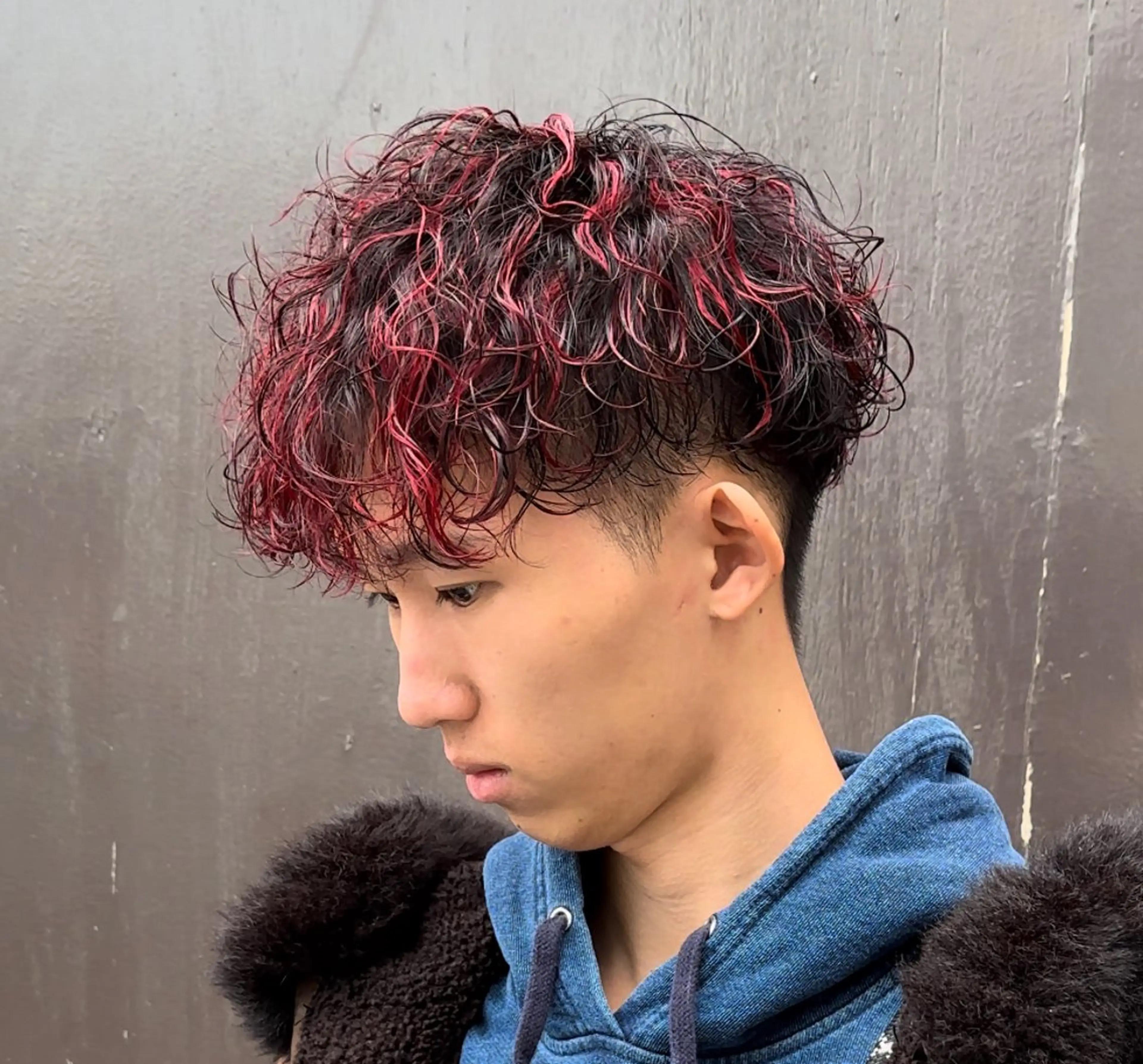 メンズ カット ヘアカラー パーマ 🎖️似合わせメンズ パーマ🎖️カネキのヘアスタイル