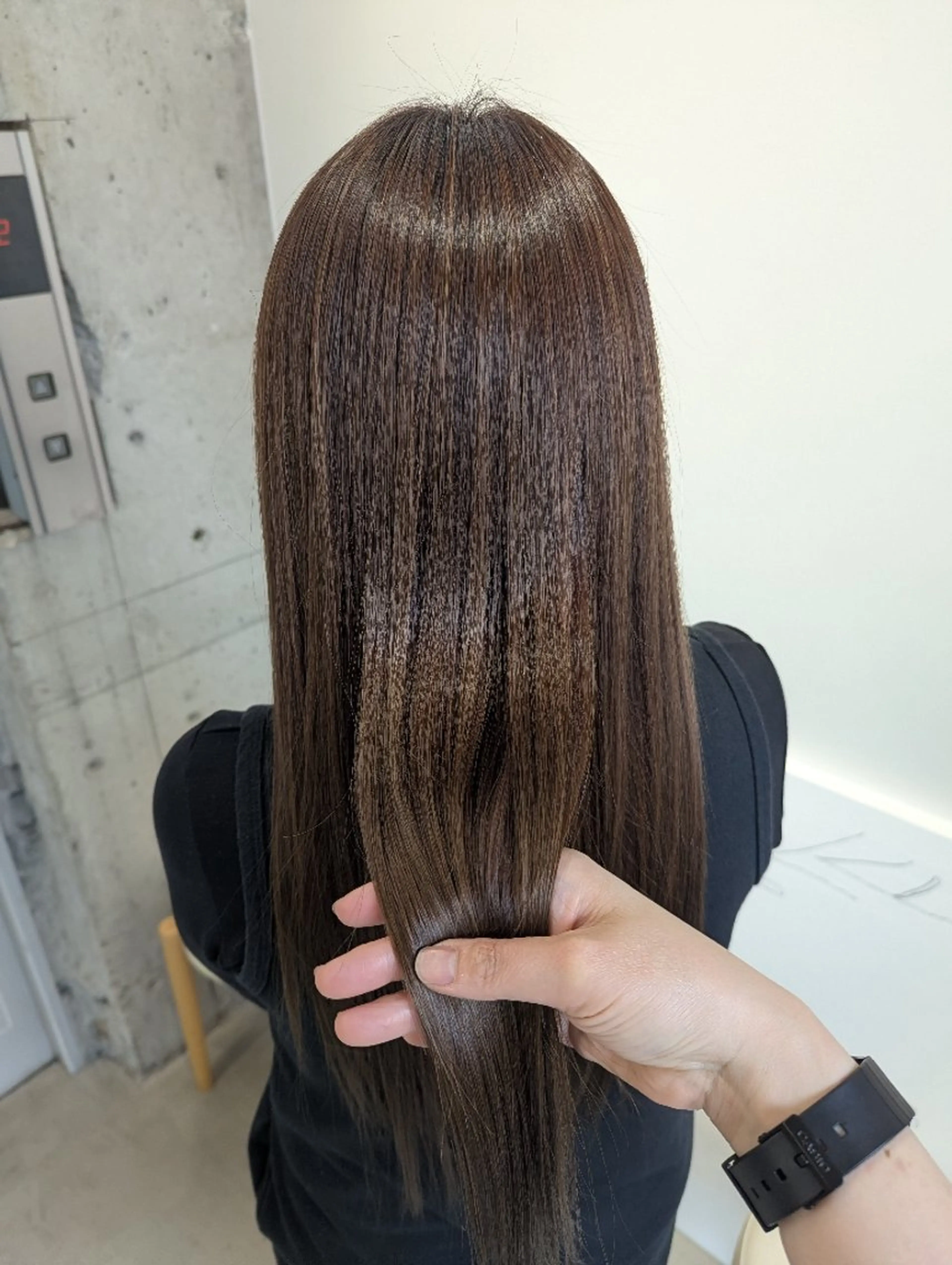 ロング カット ヘアカラー トリートメント newi 天王寺　 masakoのヘアスタイル