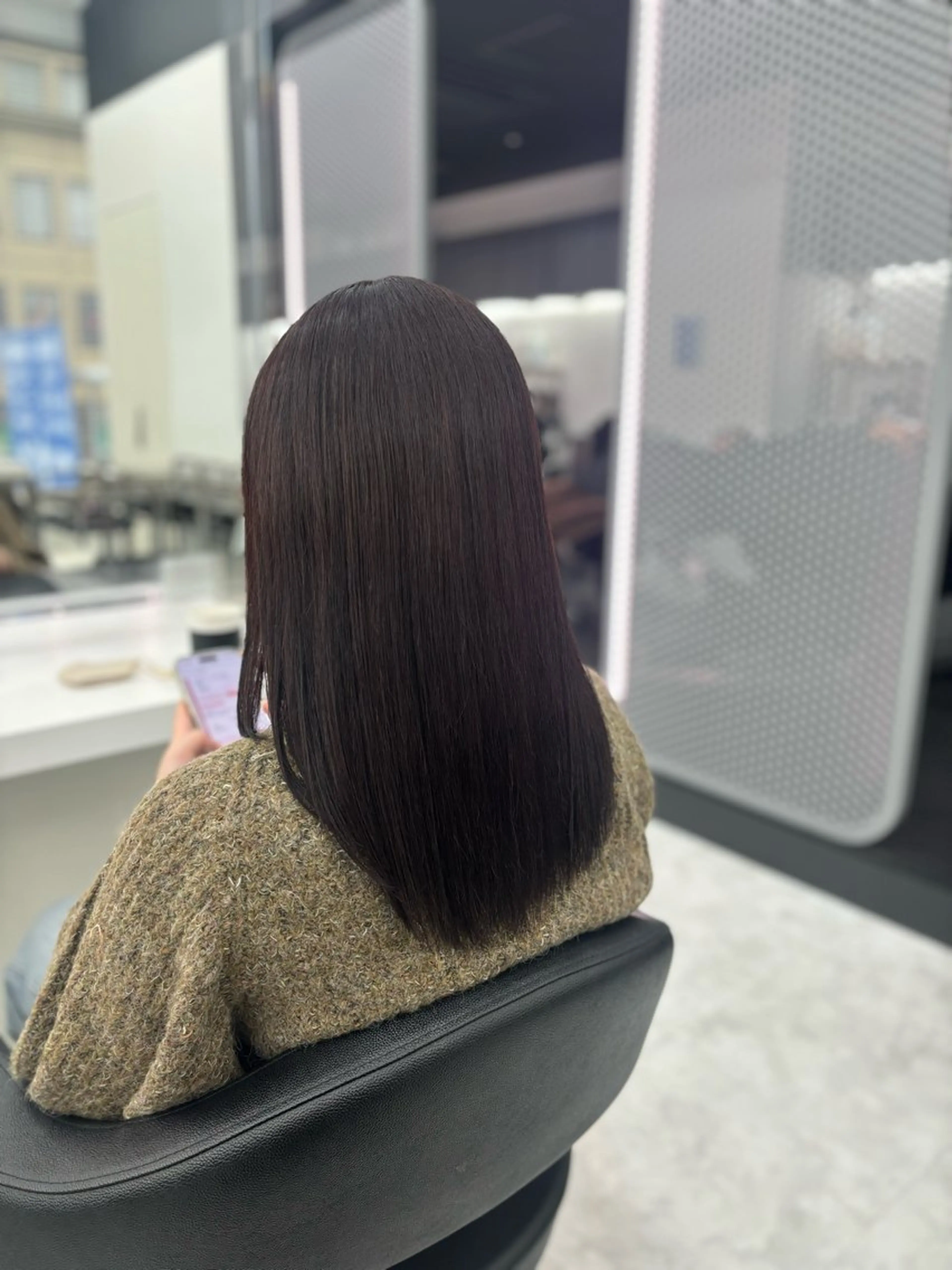 セミロング カラー ヘアカラー トリートメント 🤍レイヤー/顔周り /hirari🤍のヘアスタイル