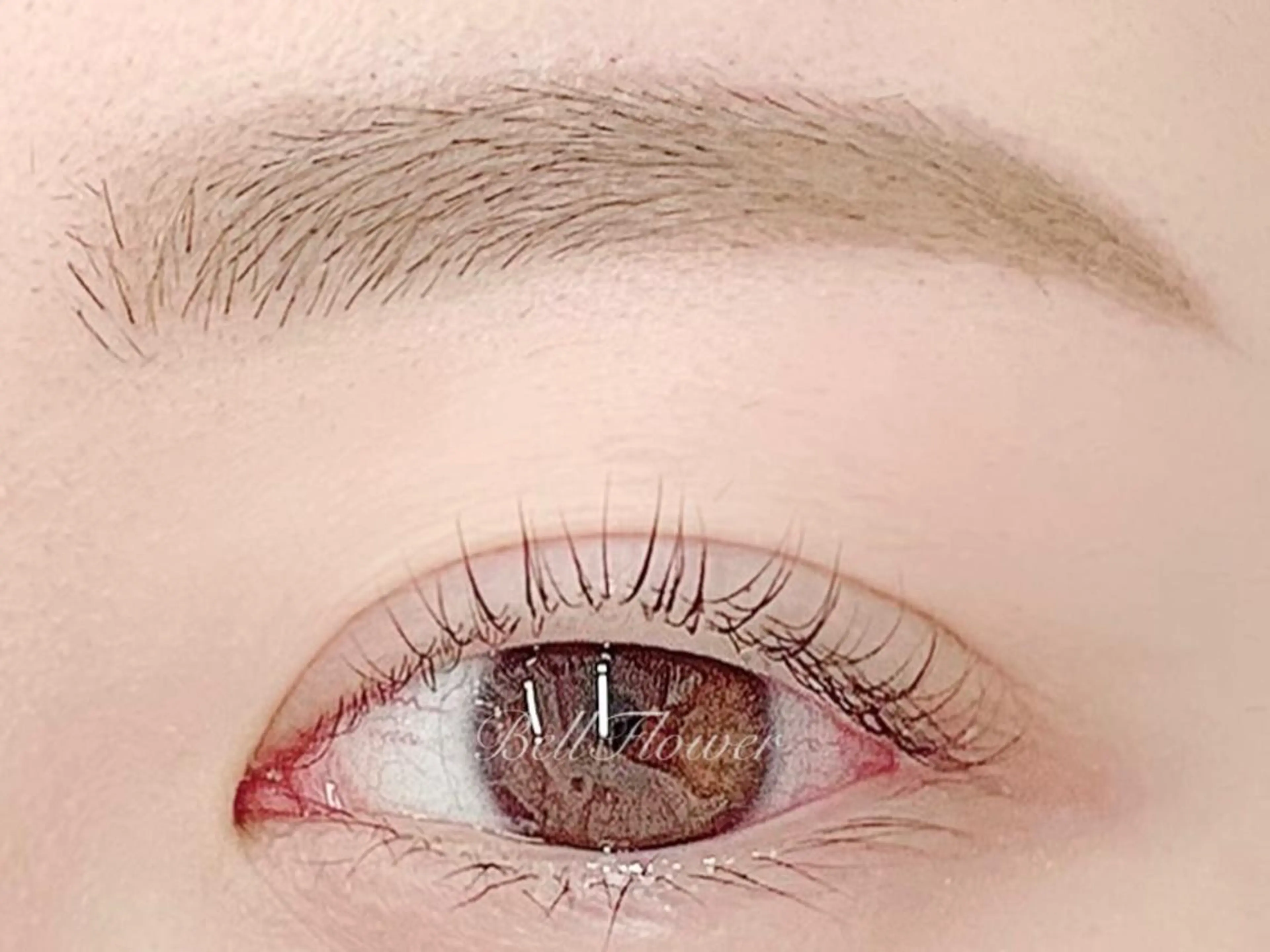 マツエク・マツパ 一重×まつ毛パーマ BellFlower Aki(眉・まつげ)のマツエク・マツパデザイン