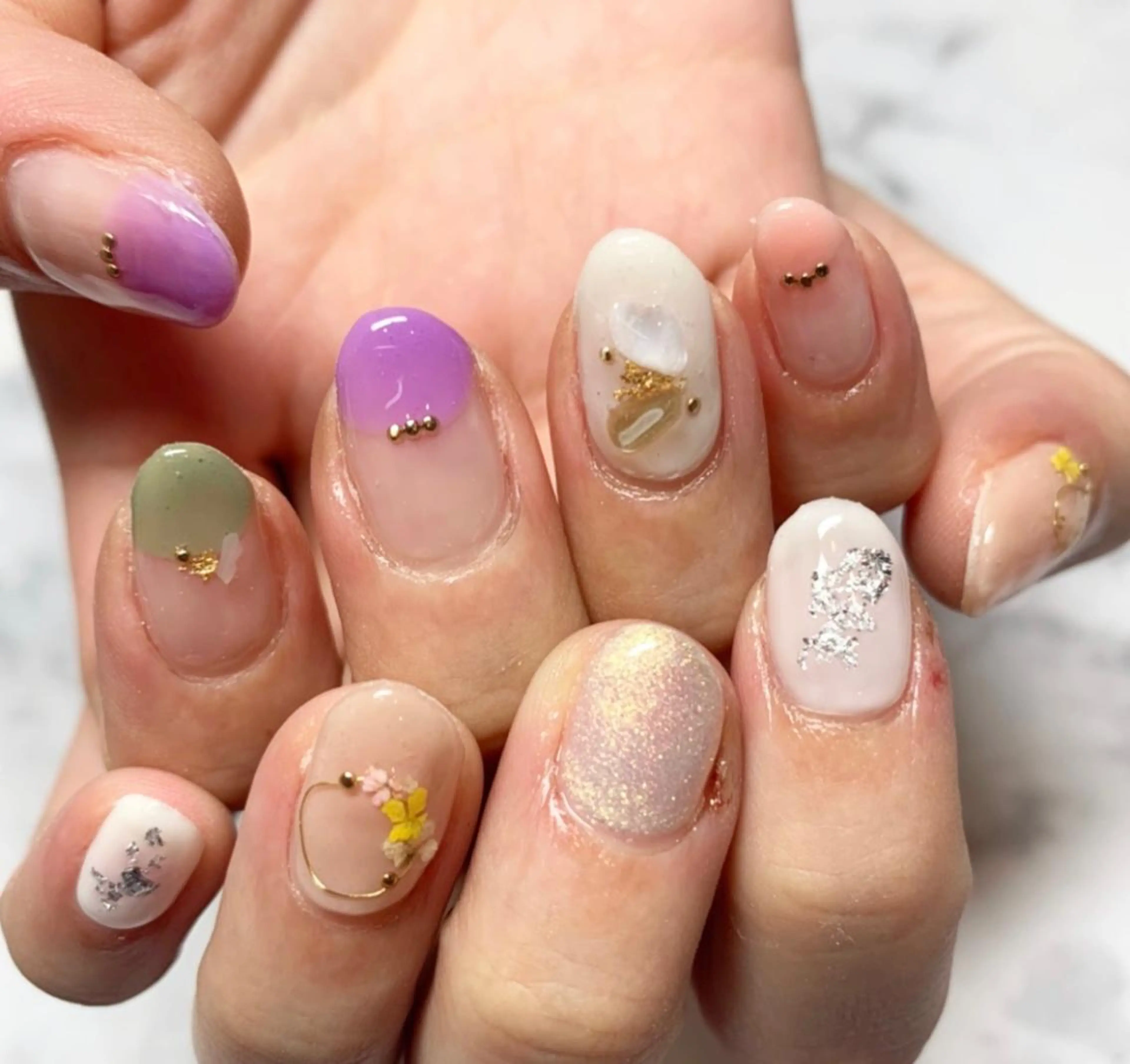 ネイル 駒月 明日香のネイルデザイン