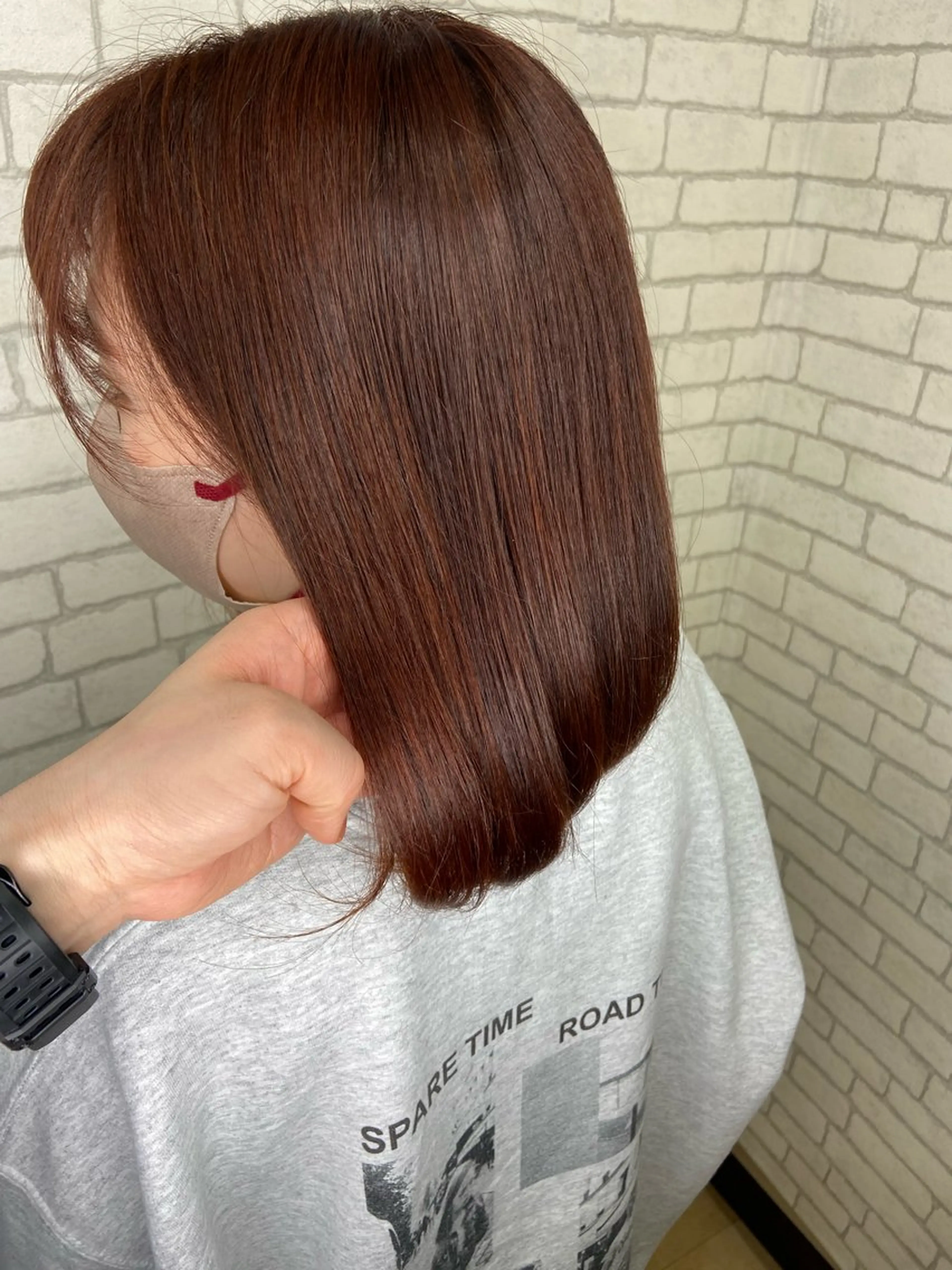 ミディアム 髪質改善 💜ツヤヘアケア🩷 サトウシュンスケのヘアスタイル