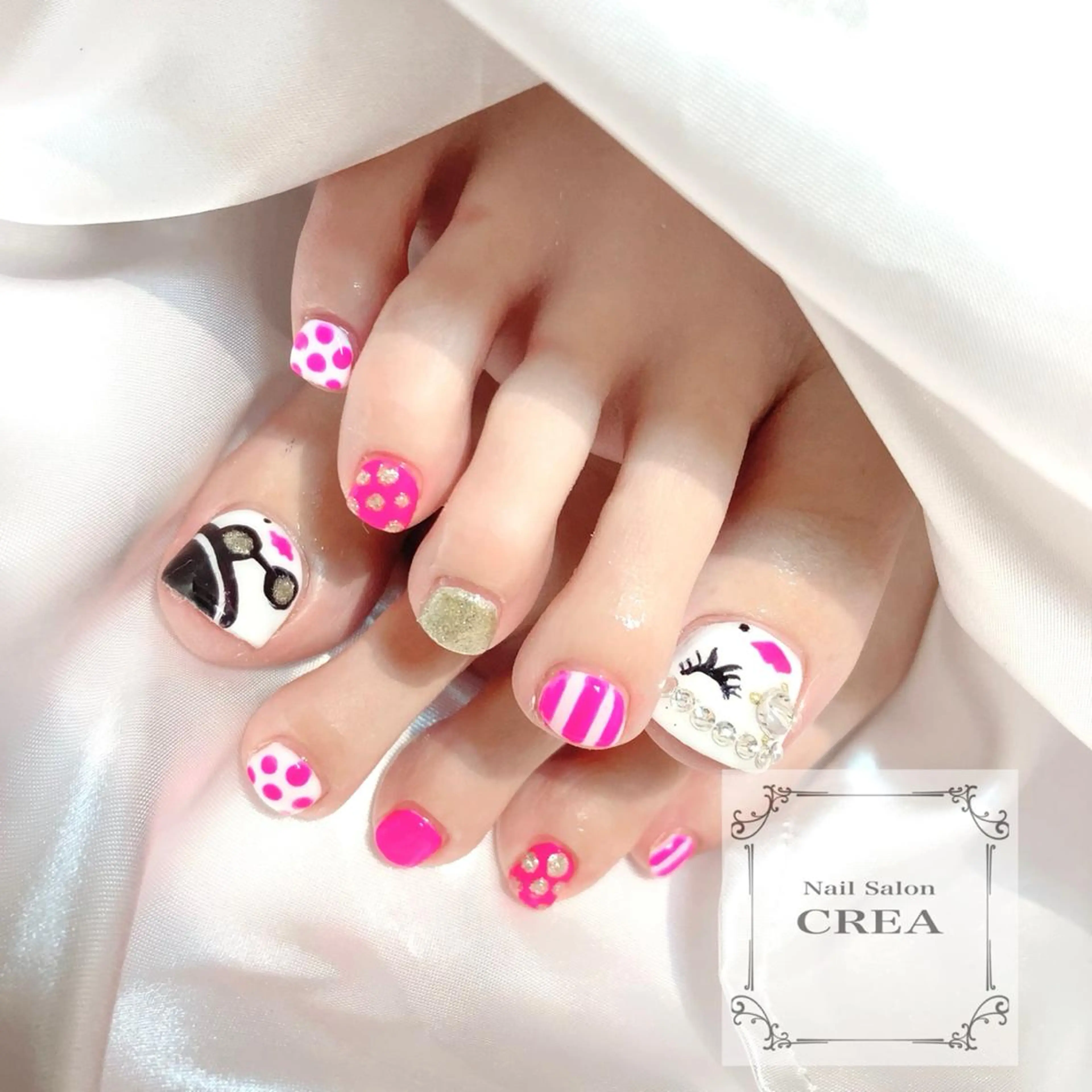 ネイル フットネイル フットネイル NailSalon CREAのネイルデザイン