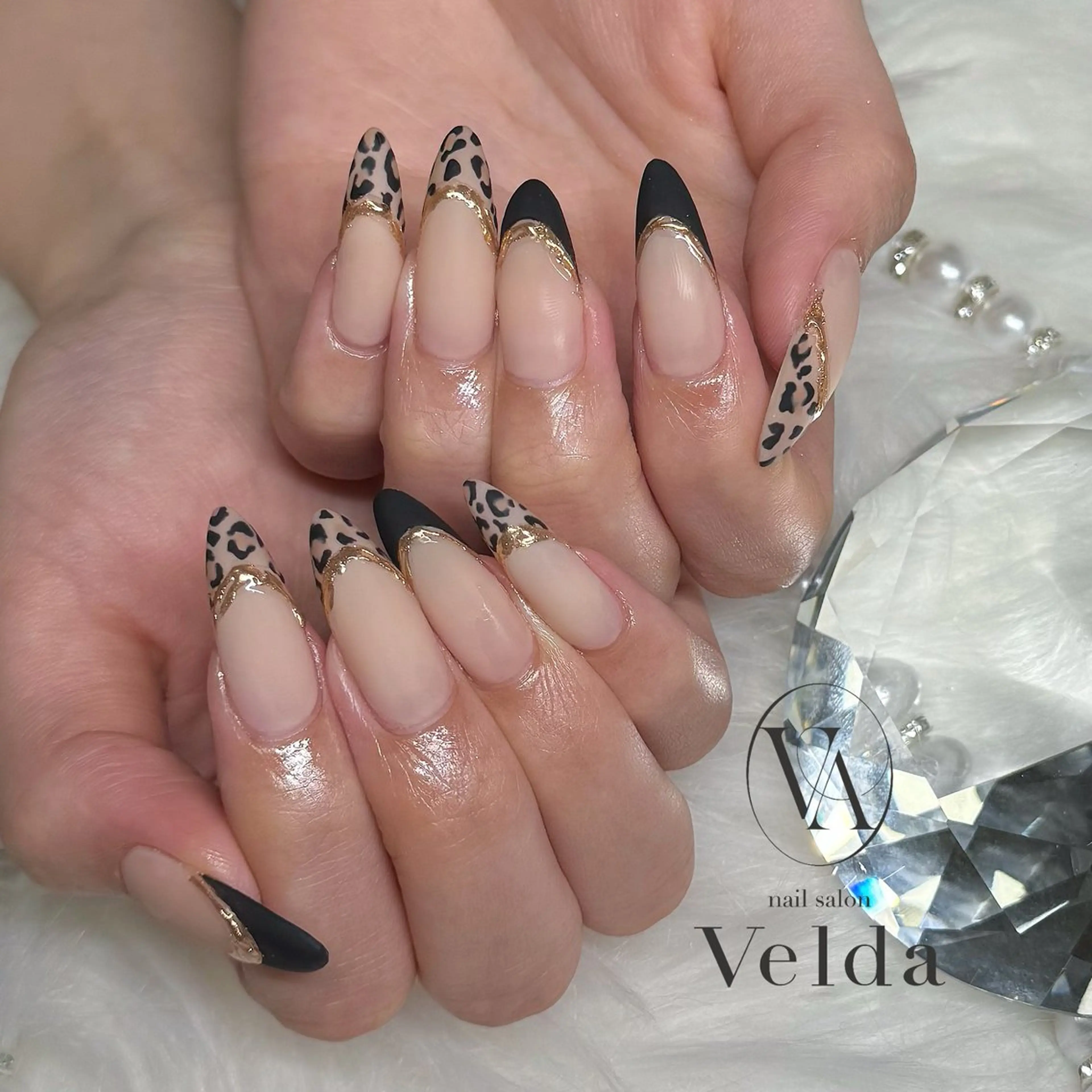 ネイル フレンチネイル ハンドネイル 💎スカルプ💎 Velda(ベルダ)のネイルデザイン