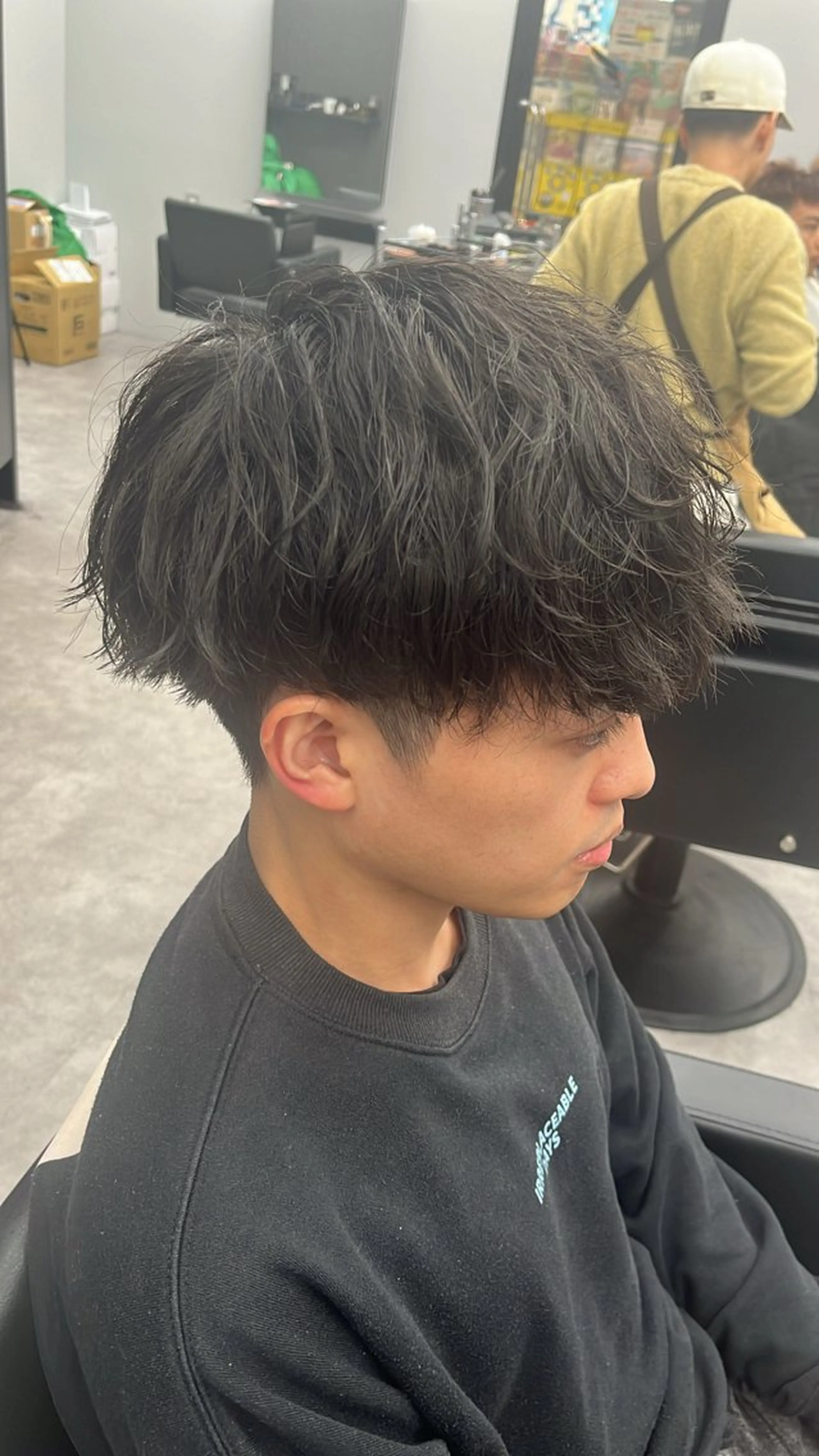 パーマ メンズ men's salon First中崎町店所属・First中崎町 西郡   涼のヘアスタイル