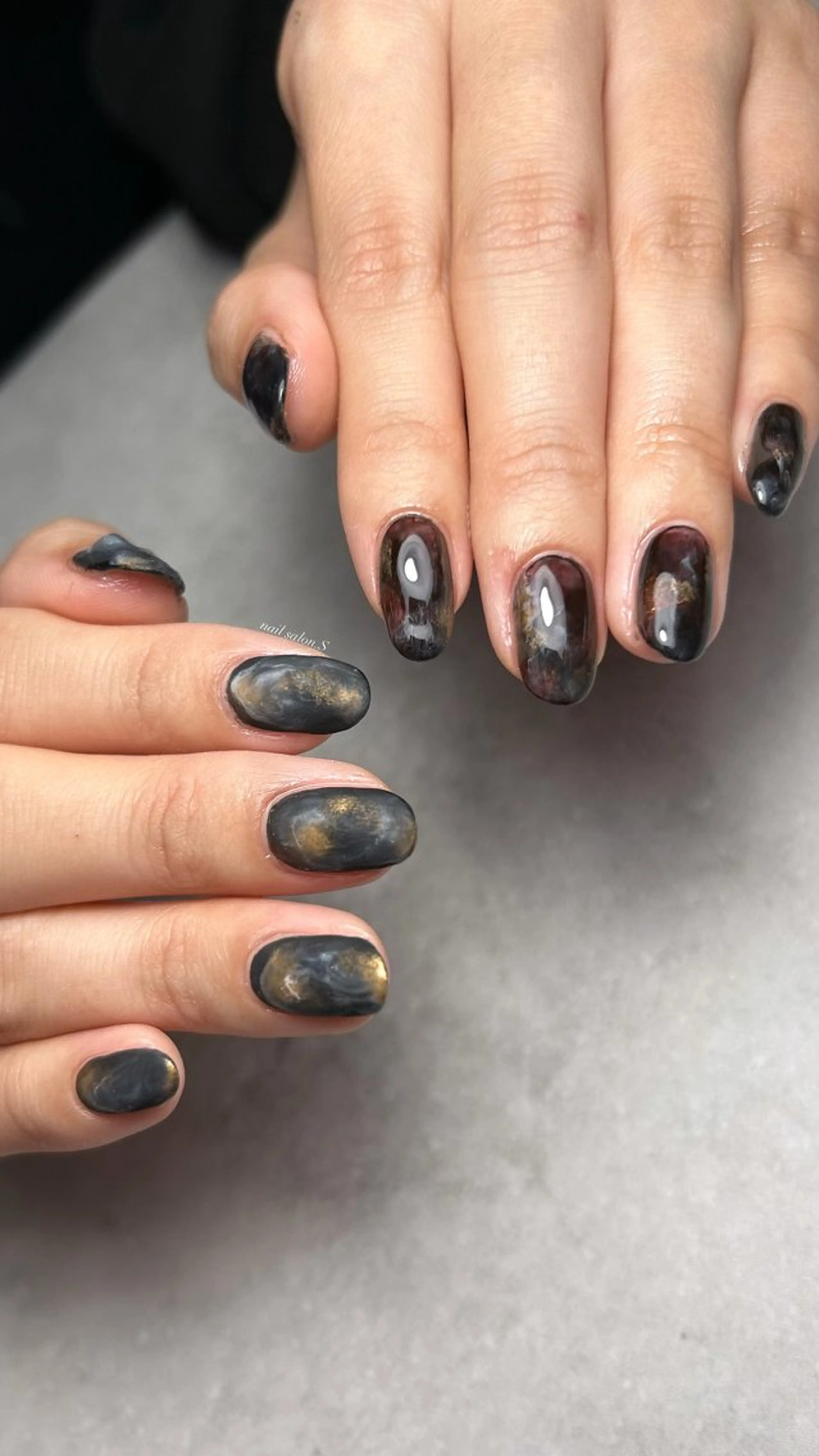 ネイル ジェルネイル 持ち込み ニュアンスネイル スカルプネイル ハンドネイル 関山 志乃のネイルデザイン