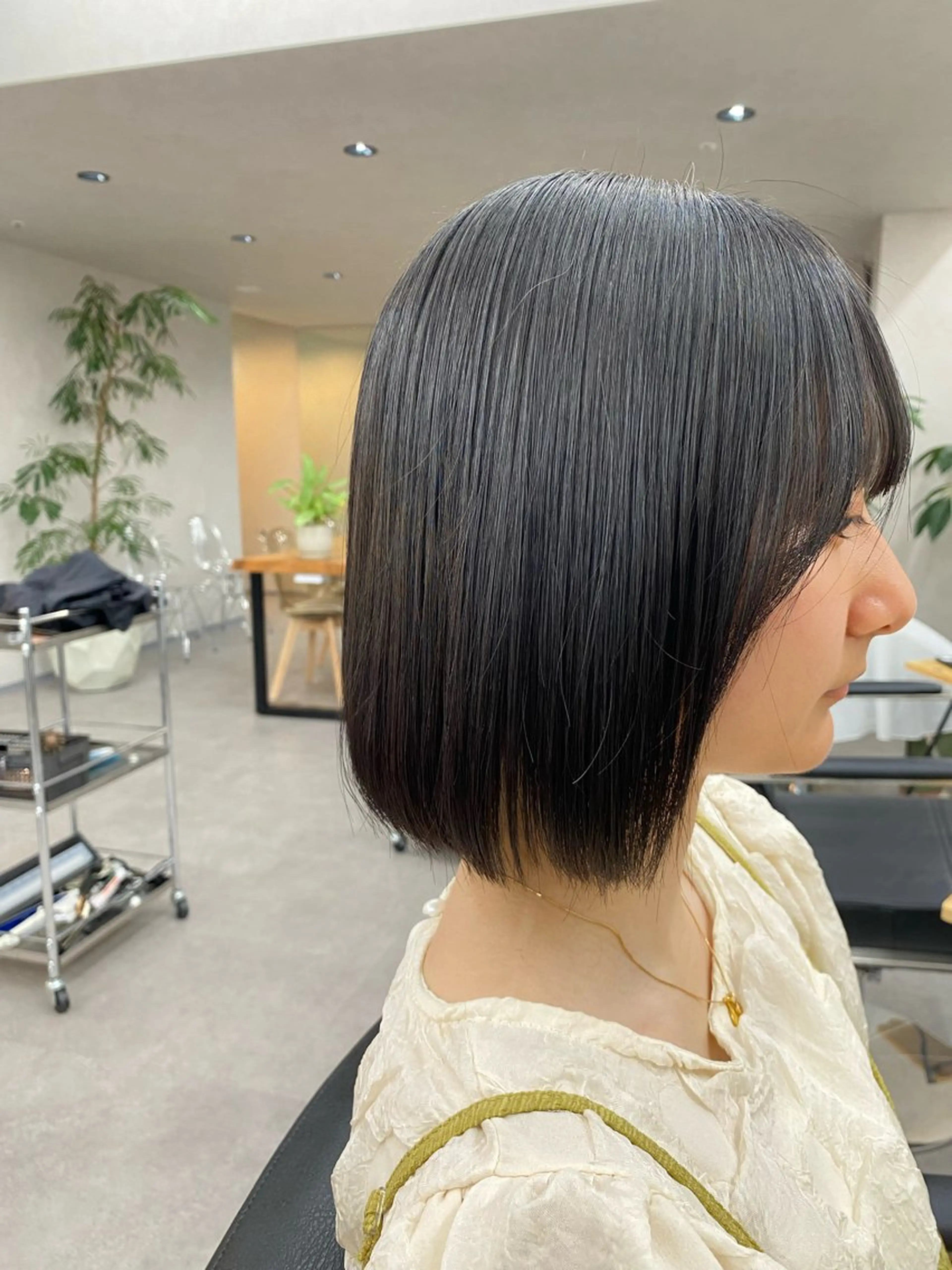 ミディアム パーマ 縮毛矯正 🌼似合わせカラー / Misaki🌼のヘアスタイル