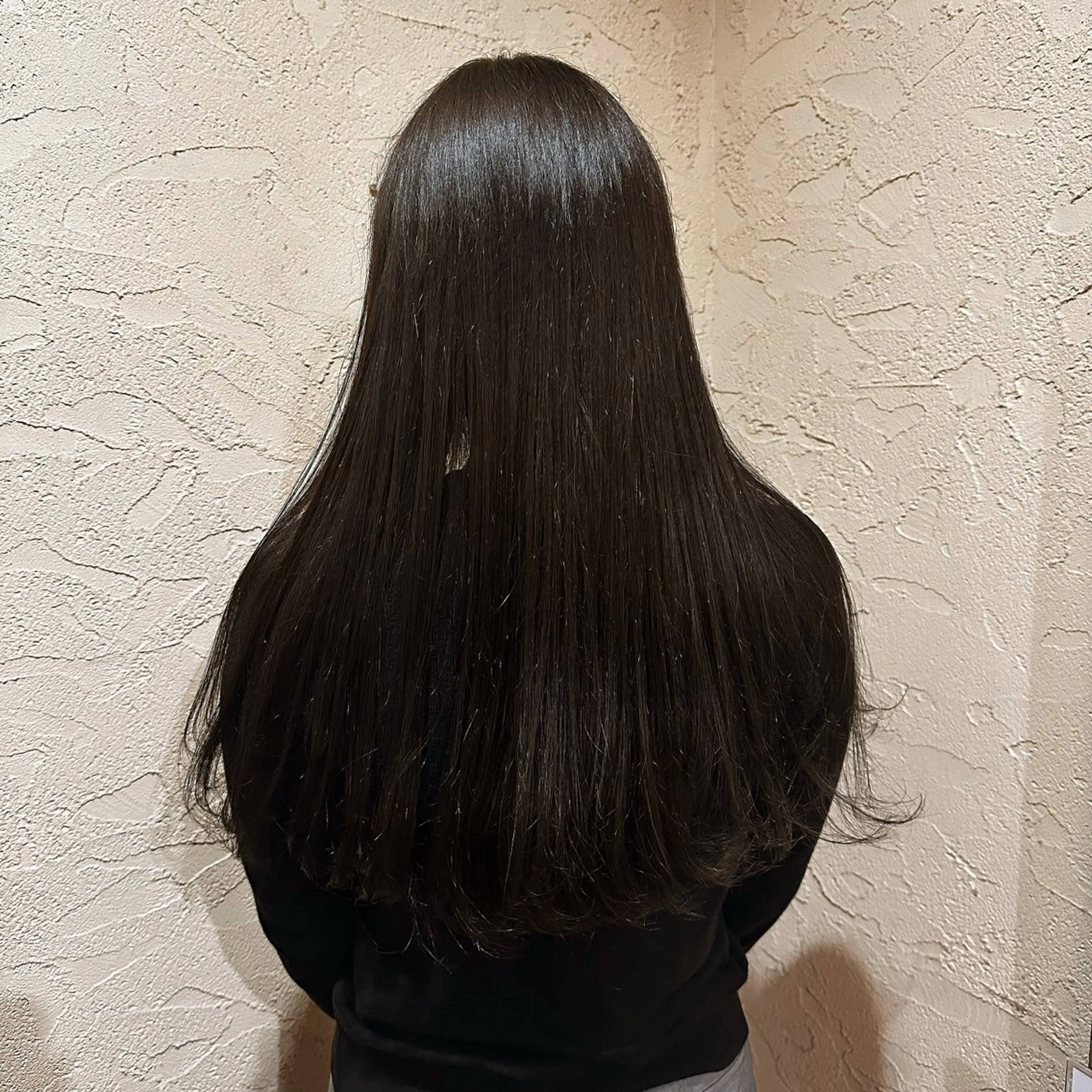 ロング カラー グレージュ オリーブグレージュ オリーブグレー 種村 紗菜のヘアスタイル