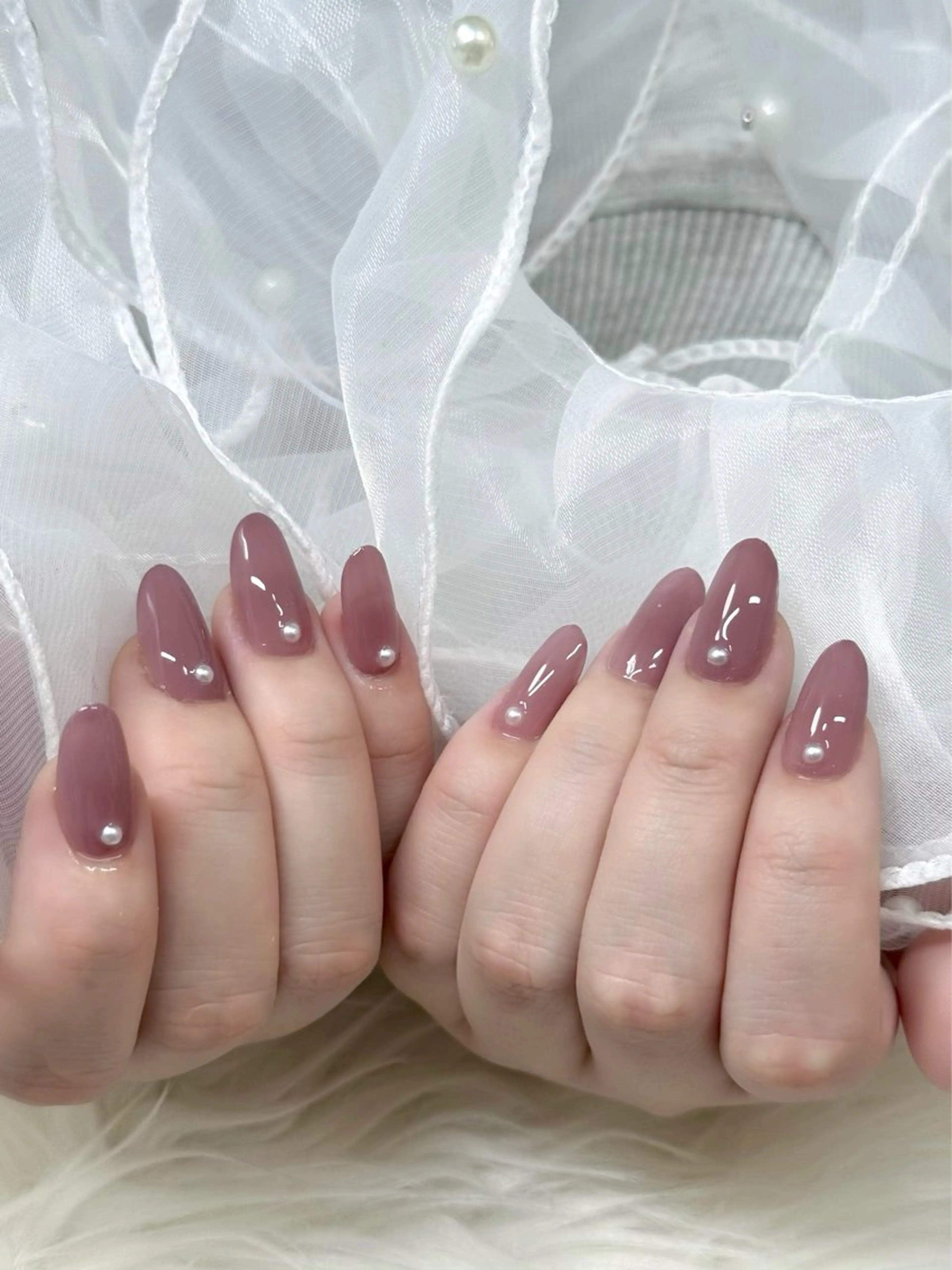 （オフあり）チップ長さだしワンカラーストーン10粒までの写真