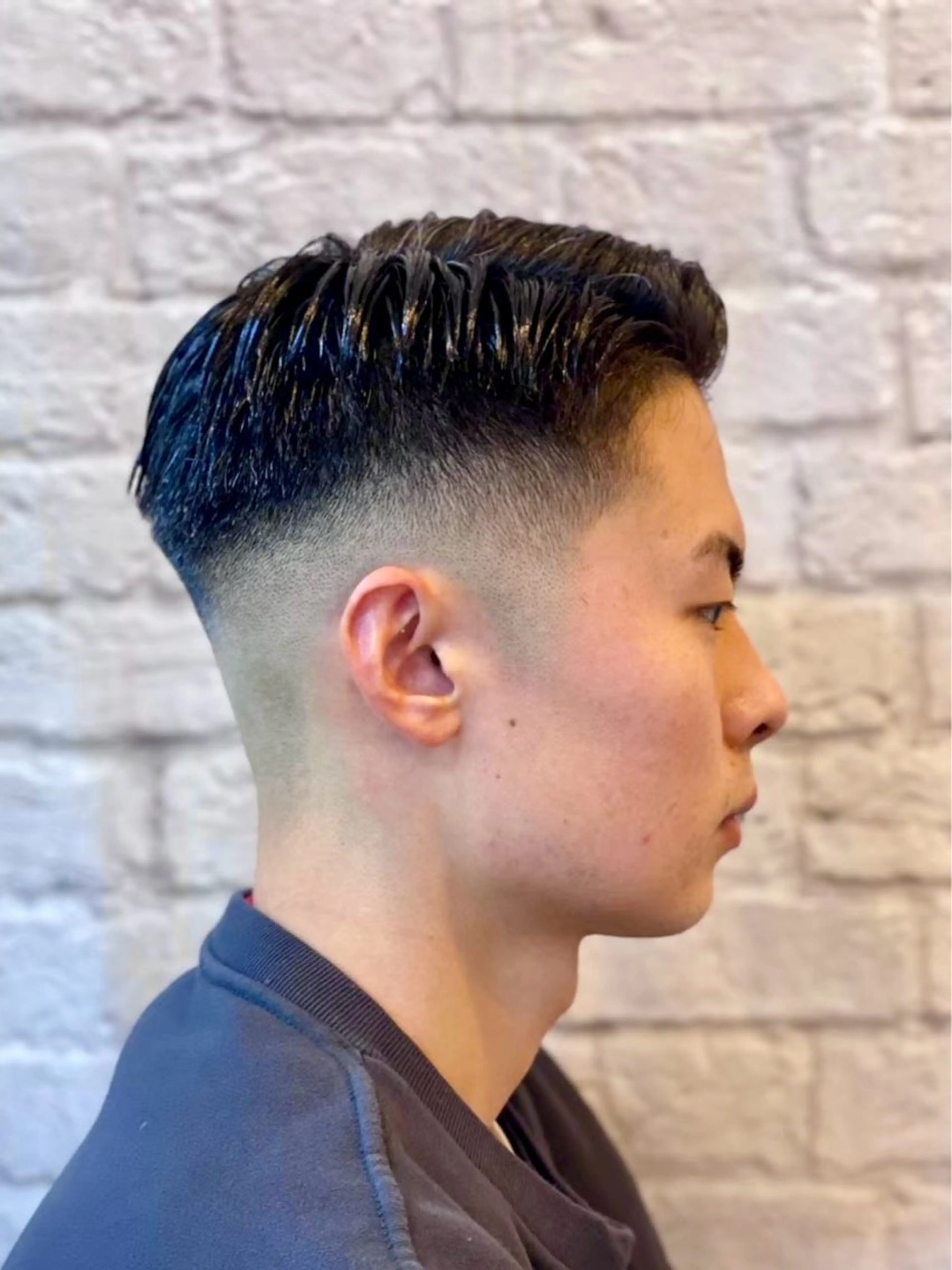 ショート パーマ ヘアアレンジ メンズ キッズ カット ヘアセット メンズカット/パーマ 山崎航平💈のヘアスタイル