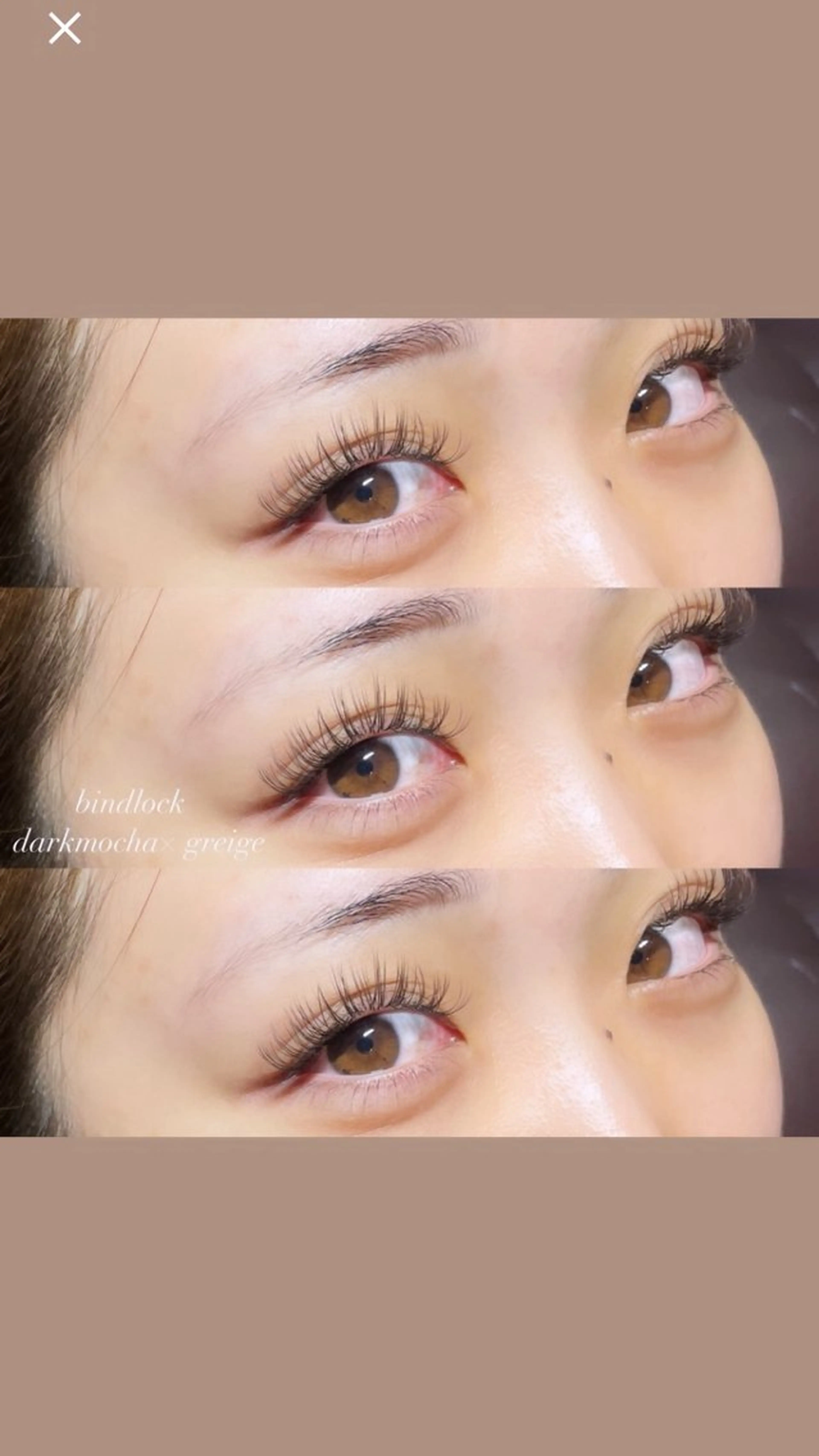 マツエク・マツパ マツエク sour~trois kokonoのマツエク・マツパデザイン