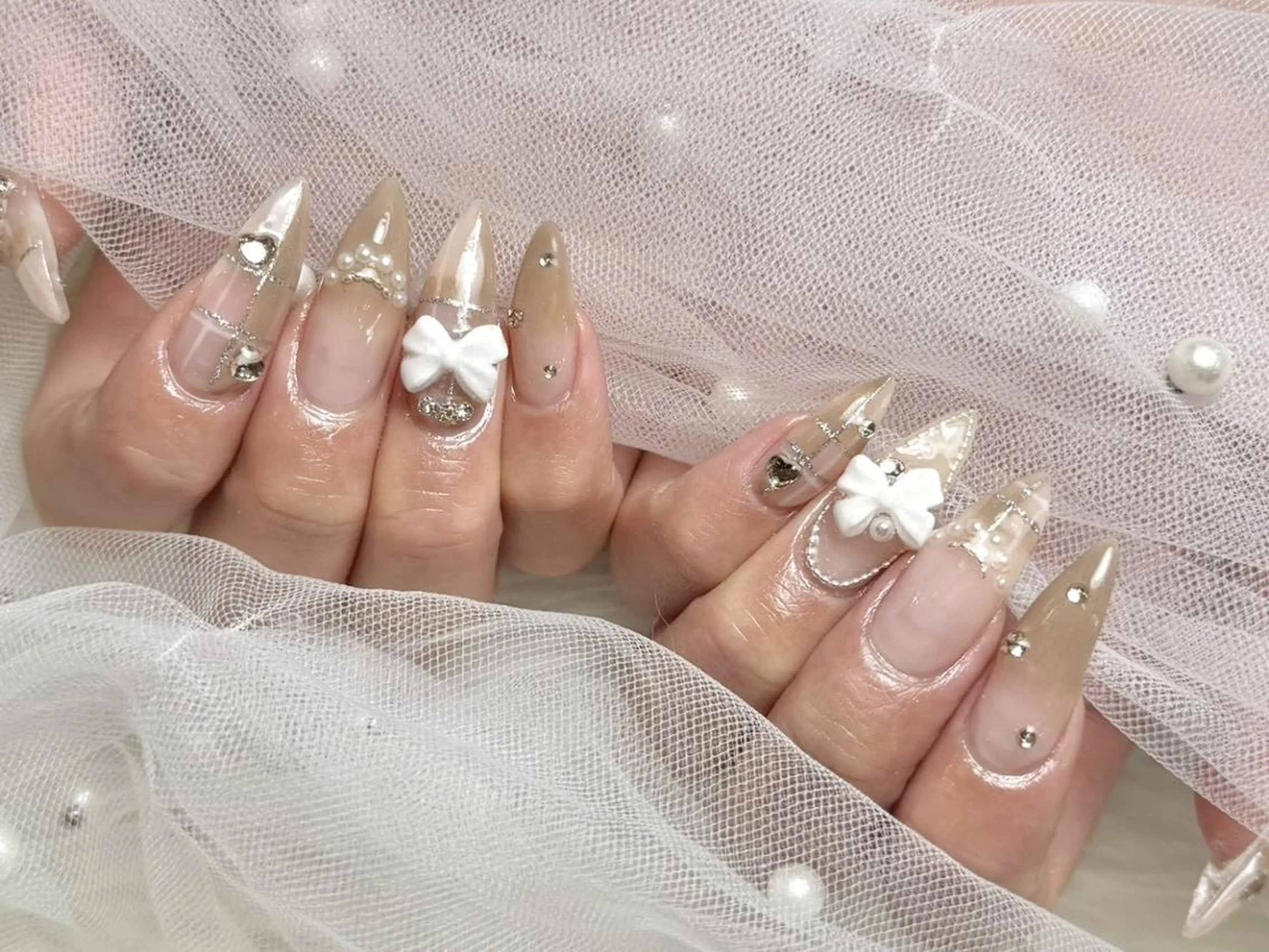 ネイル 持ち込み ハンドネイル peTiT ✨️ yuzuki💞🫧のネイルデザイン