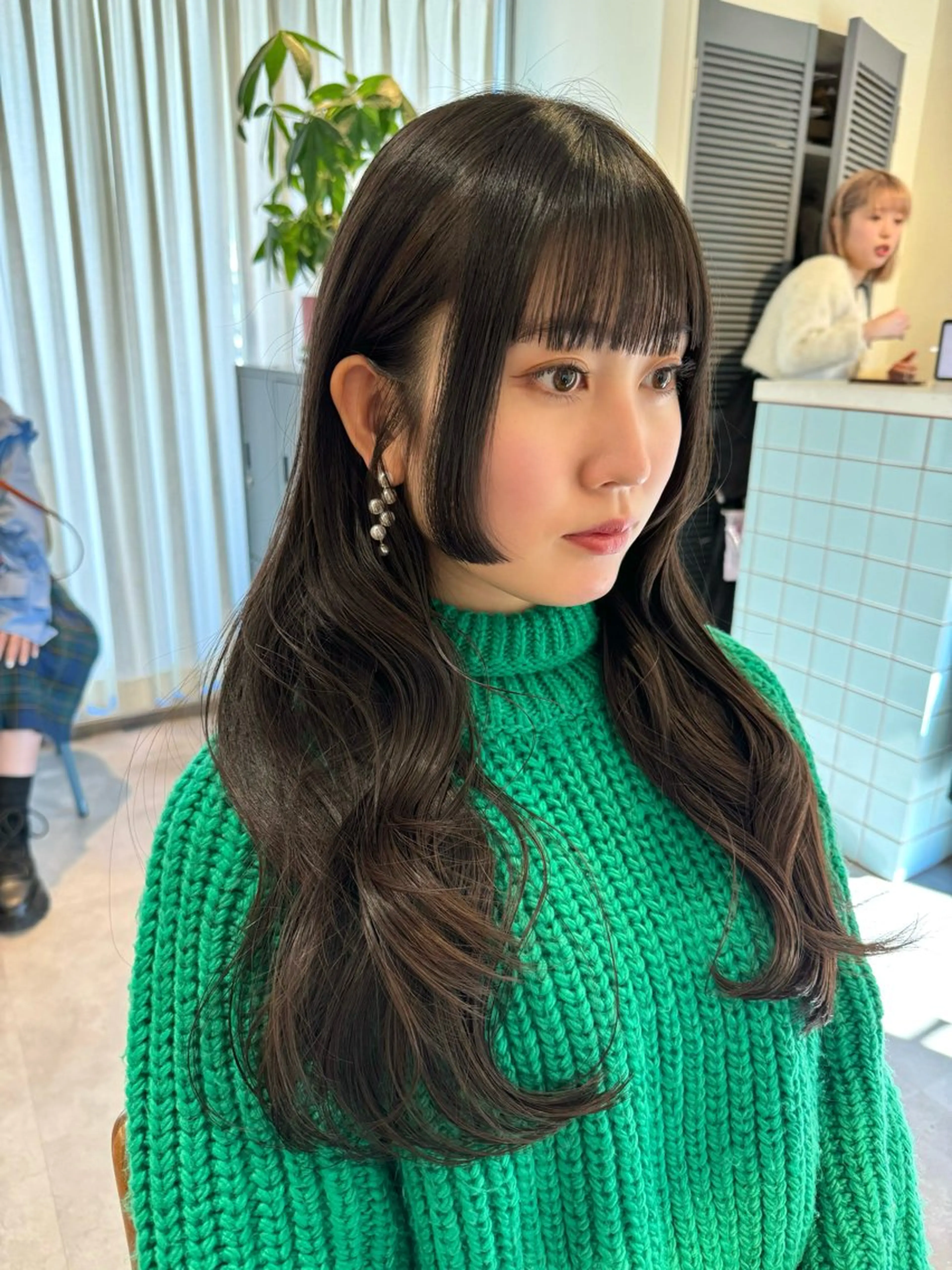 ロング カラー 姫カット レイヤーカット ayaka♡ 柔らかカラーのヘアスタイル