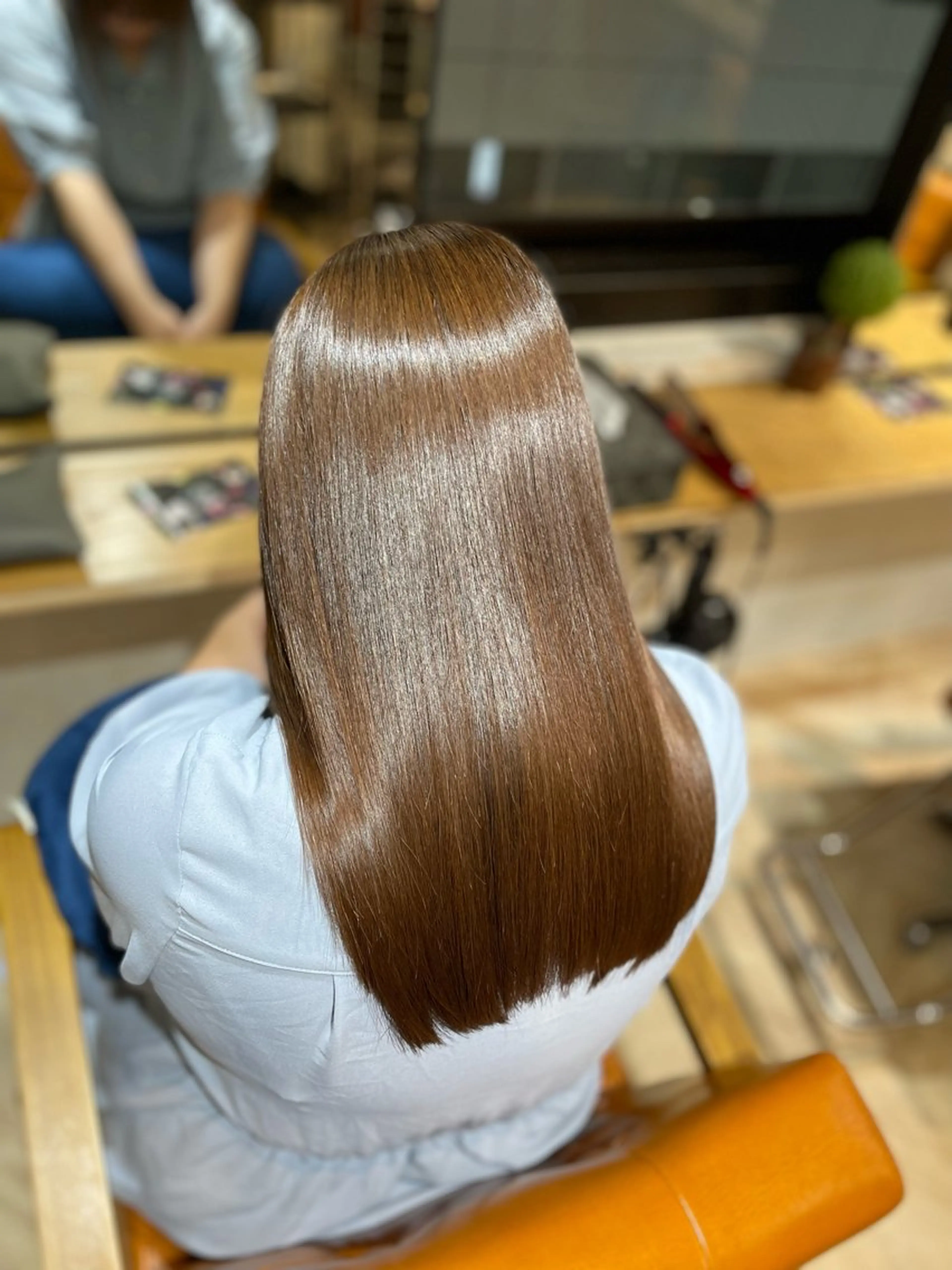 セミロング トリートメント ヘッドスパ 髪質改善/縮毛矯正 アンナ🍊のヘアスタイル