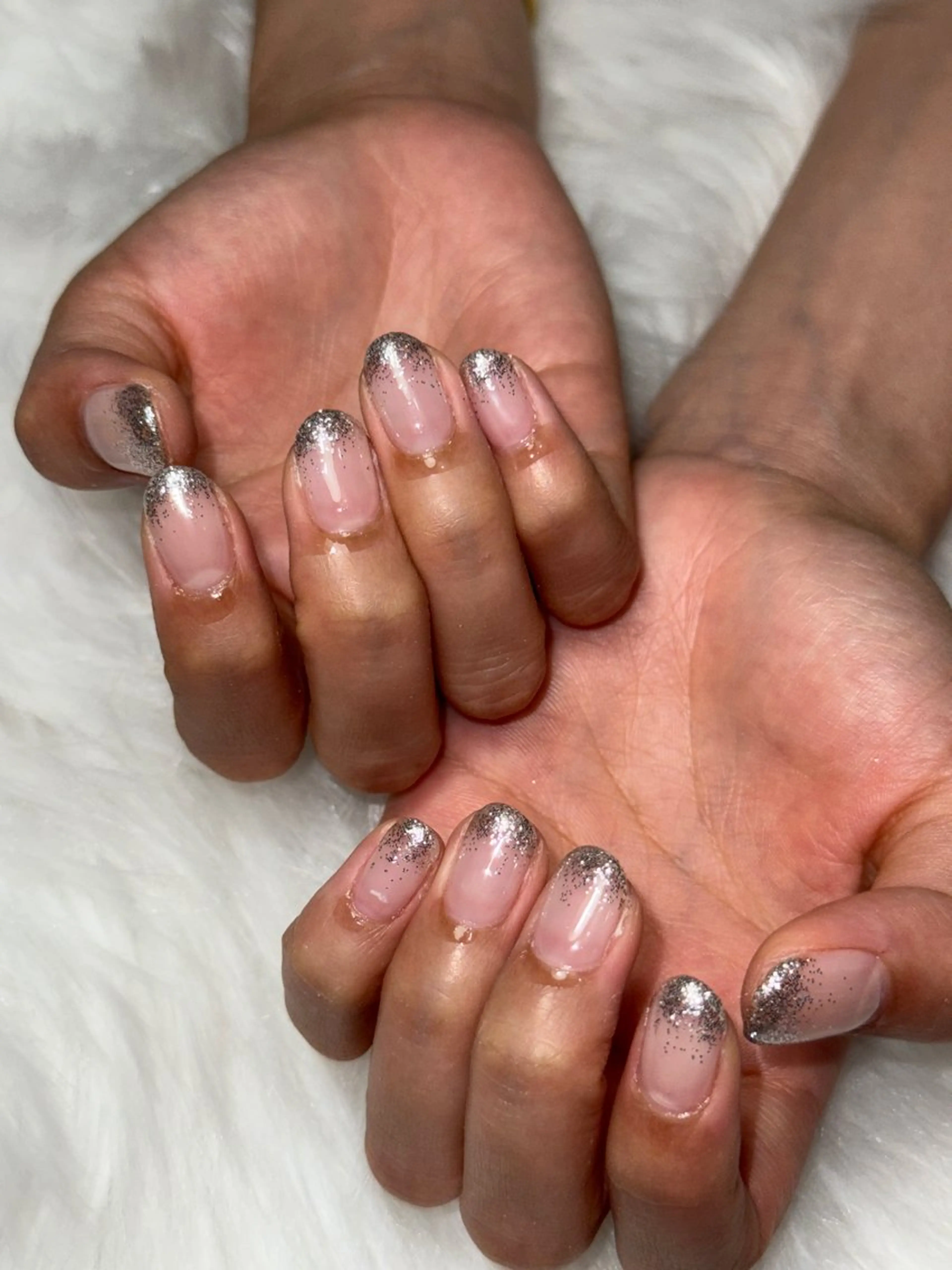 ネイル ラメ(グリッター) ラメグラデーション Momoka 🍑🎀のネイルデザイン