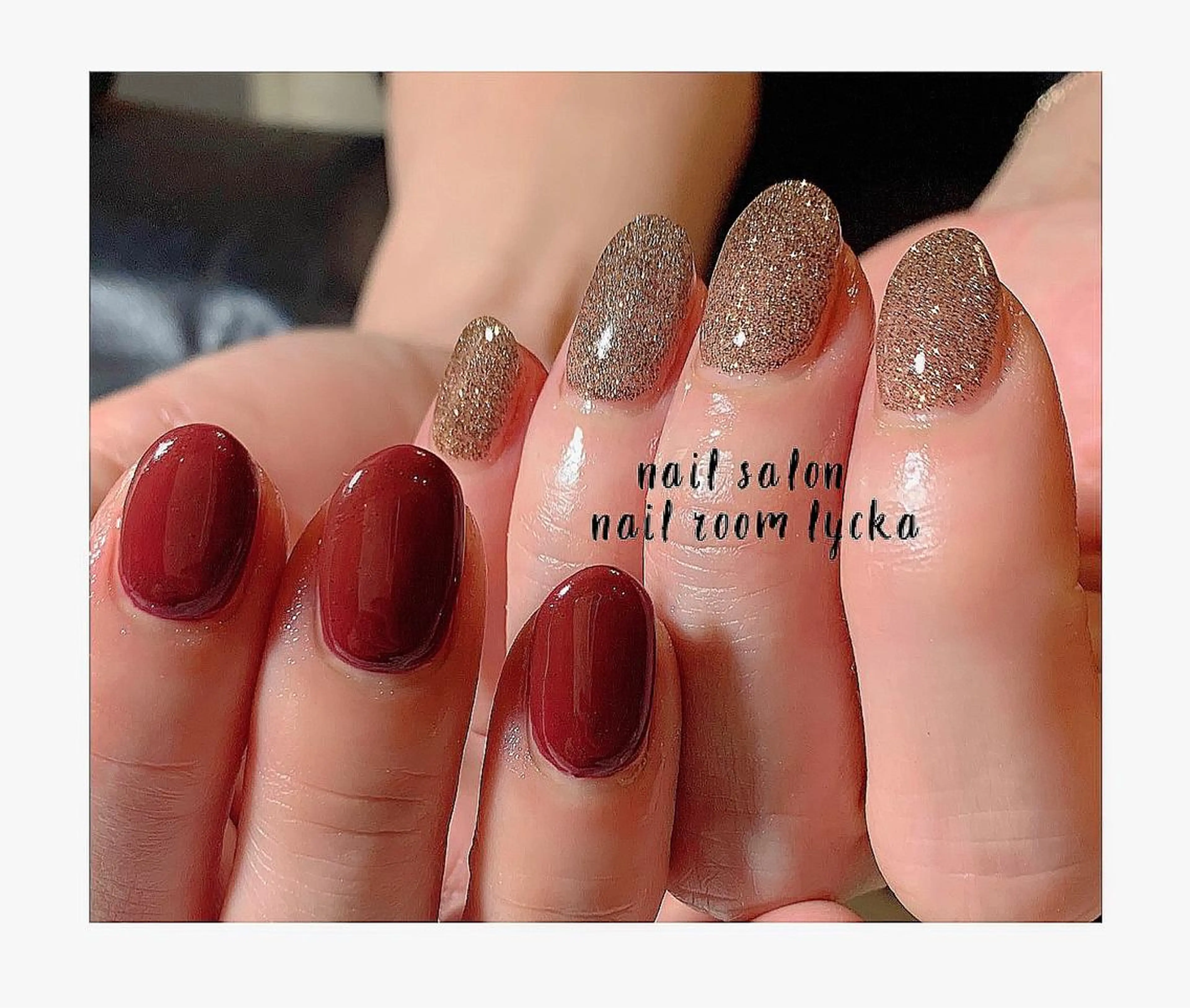 ネイル ジェルネイル パラジェル 冬ネイル ﾈｲﾙﾙｰﾑﾘｯｶ 𝐦𝐚𝐲𝐮のネイルデザイン