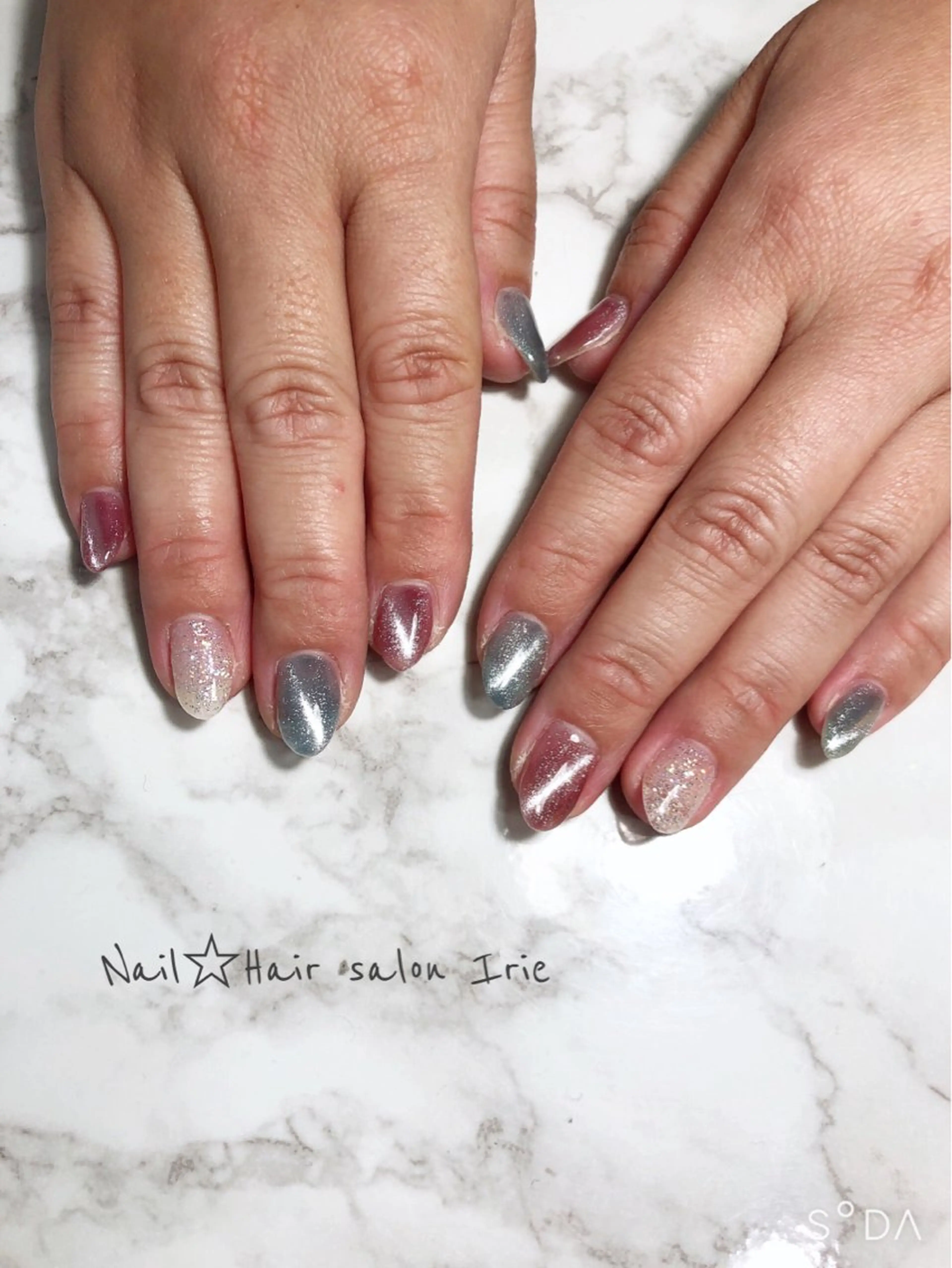 ネイル ハンドネイル ハンドケア Hair salon Irie所属・與儀 知佳のネイルデザイン