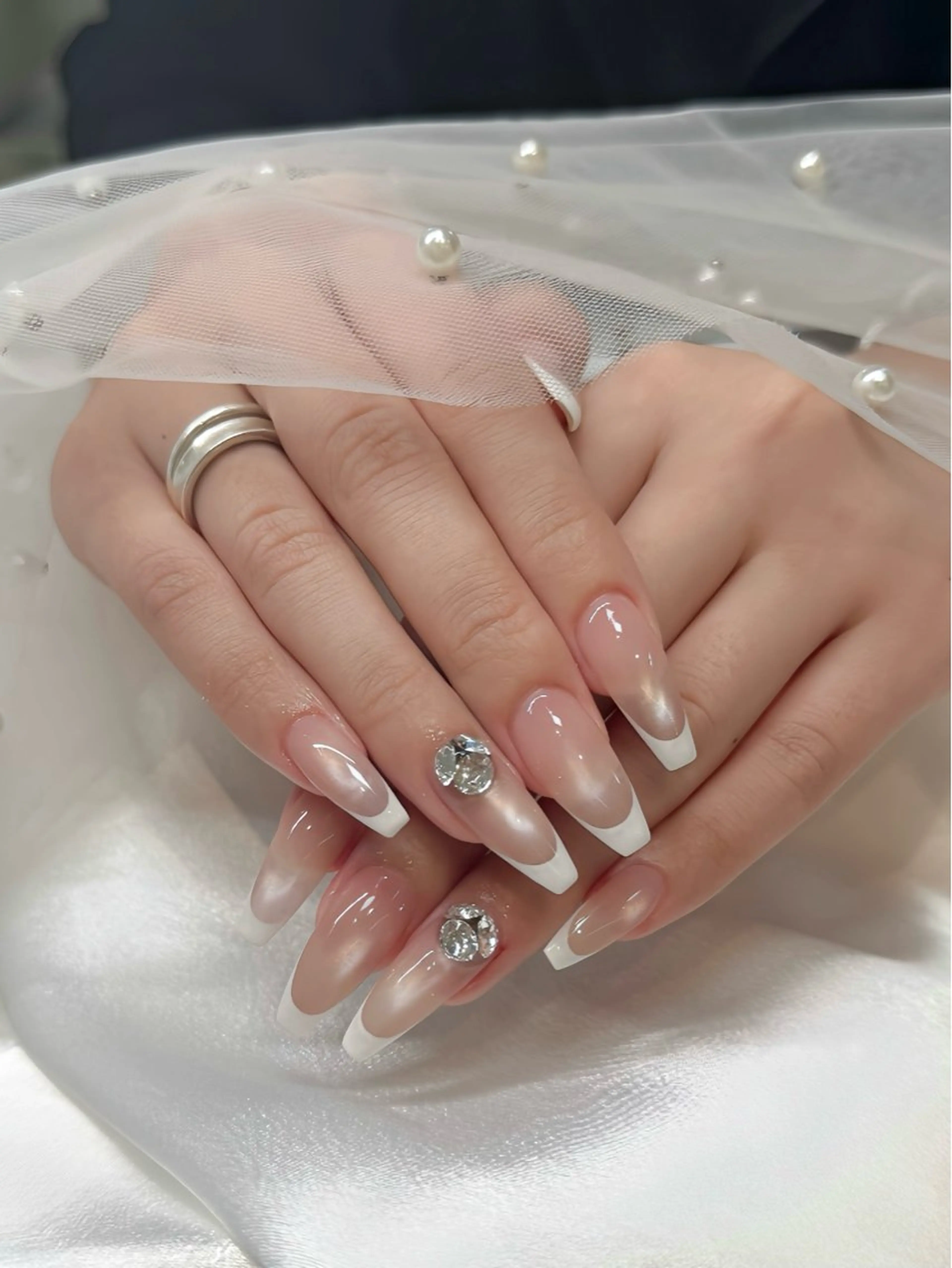 ブライダルネイル💍✨　【オフなし】の写真