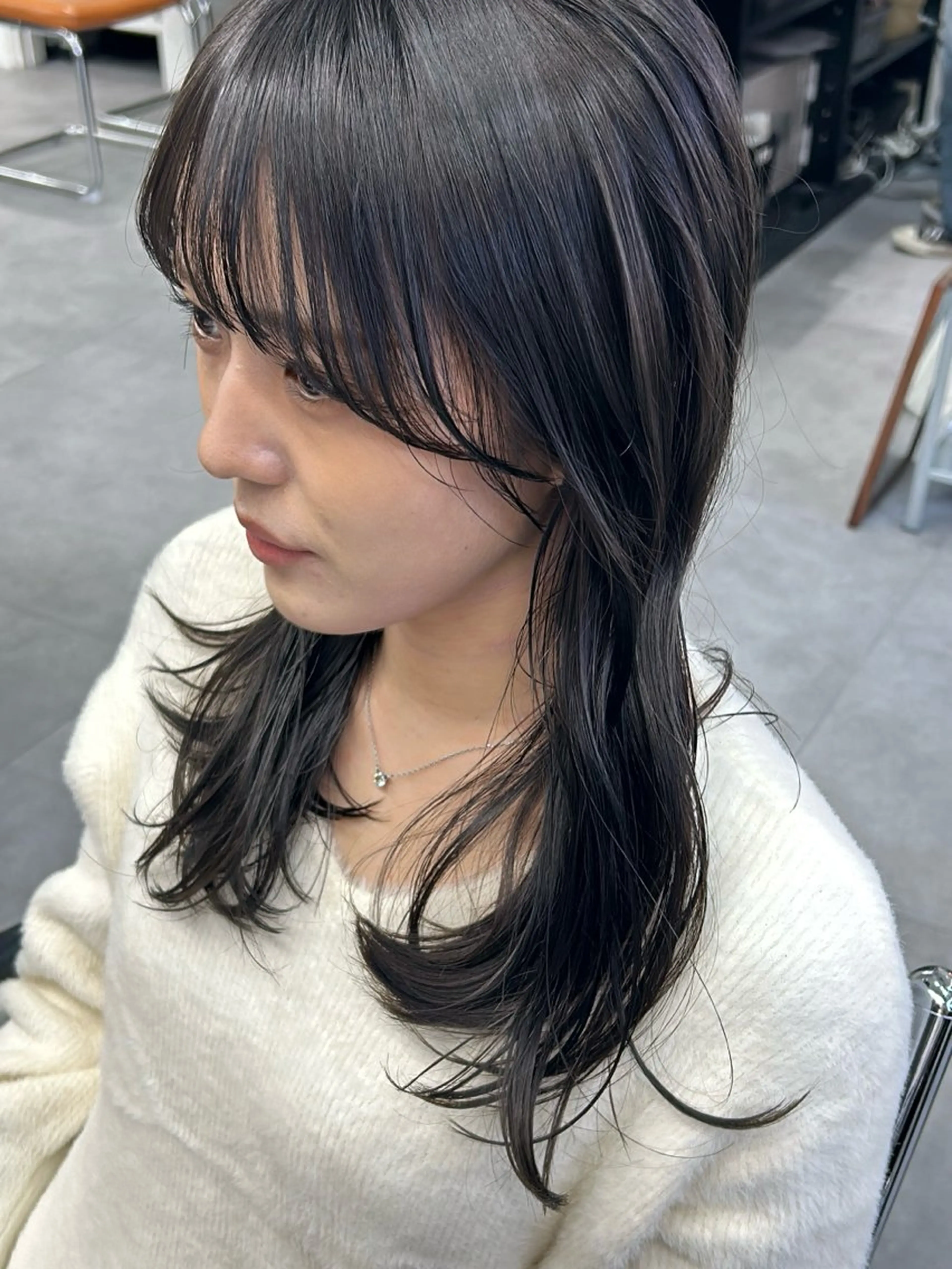 ロング カラー レイヤーボブ/ 艶カラー/サナ🌼のヘアスタイル