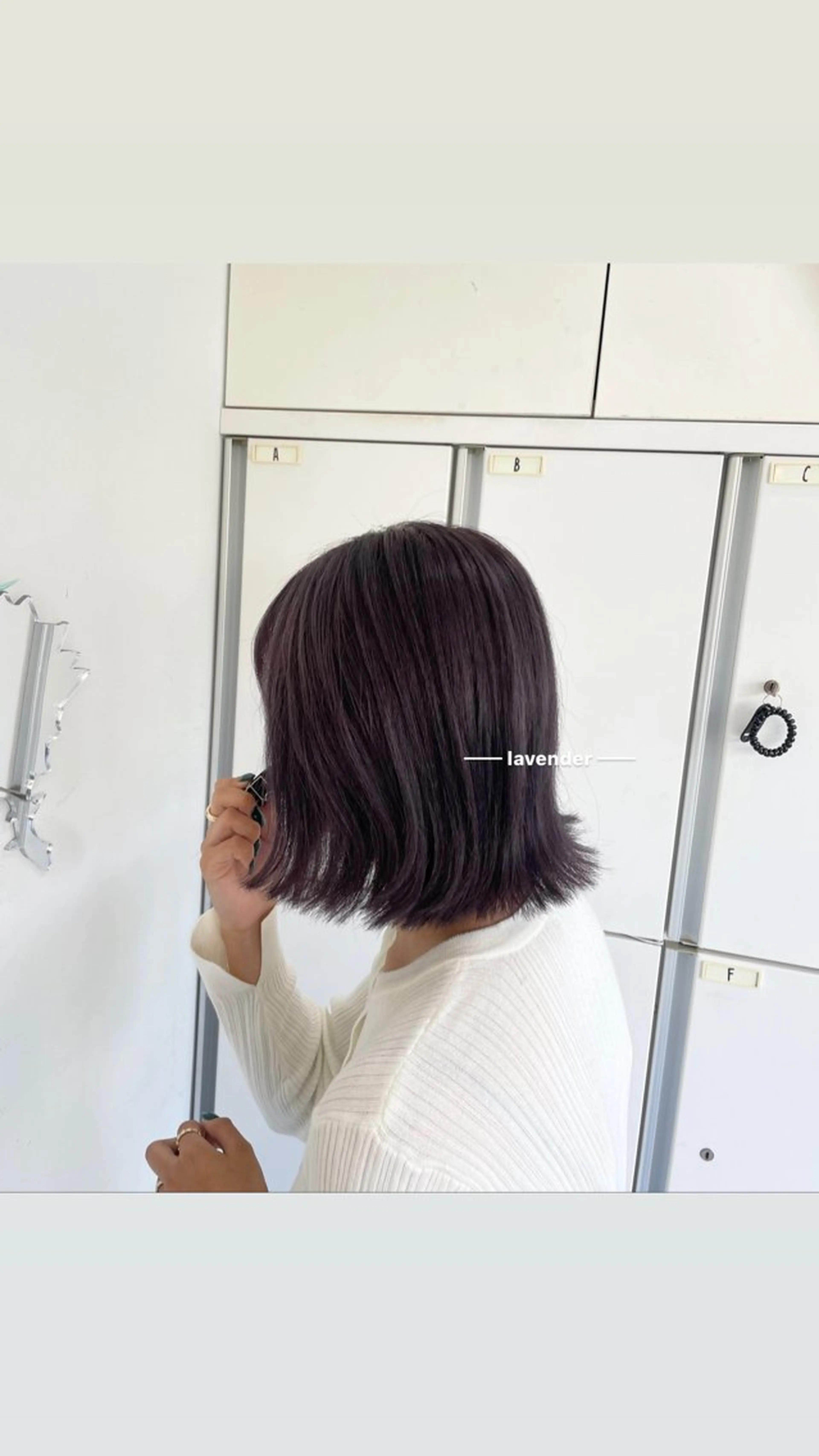 ミディアム カラー nanaka :のヘアスタイル