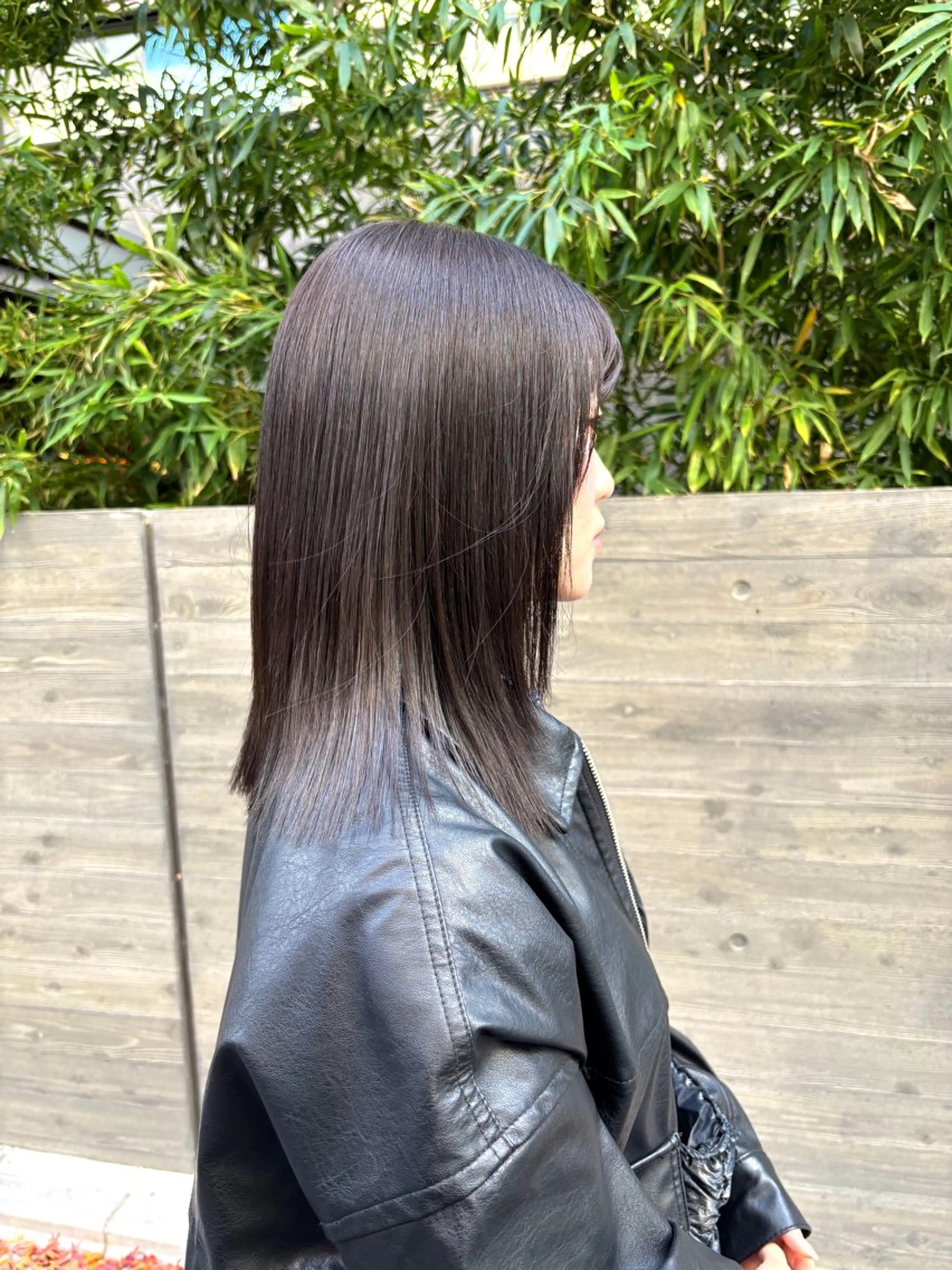 セミロング カラー ブルーカラー ブルージュ 透明感カラー 髪質改善 トリートメント カット HIYOSHI　✂︎ 艶髪職人のヘアスタイル