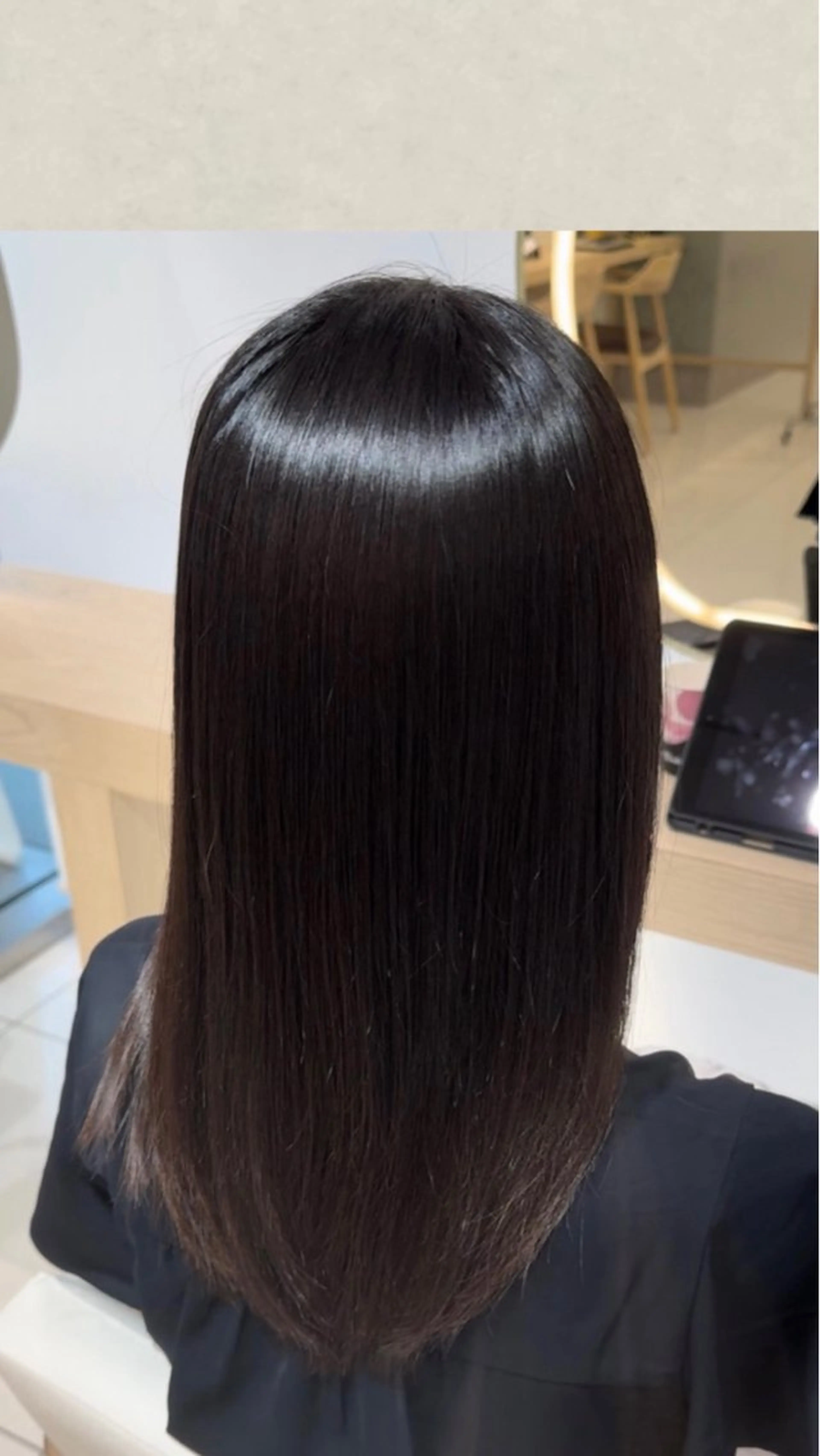 ロング 顔まわりカット/ カラー/西野和裕のヘアスタイル