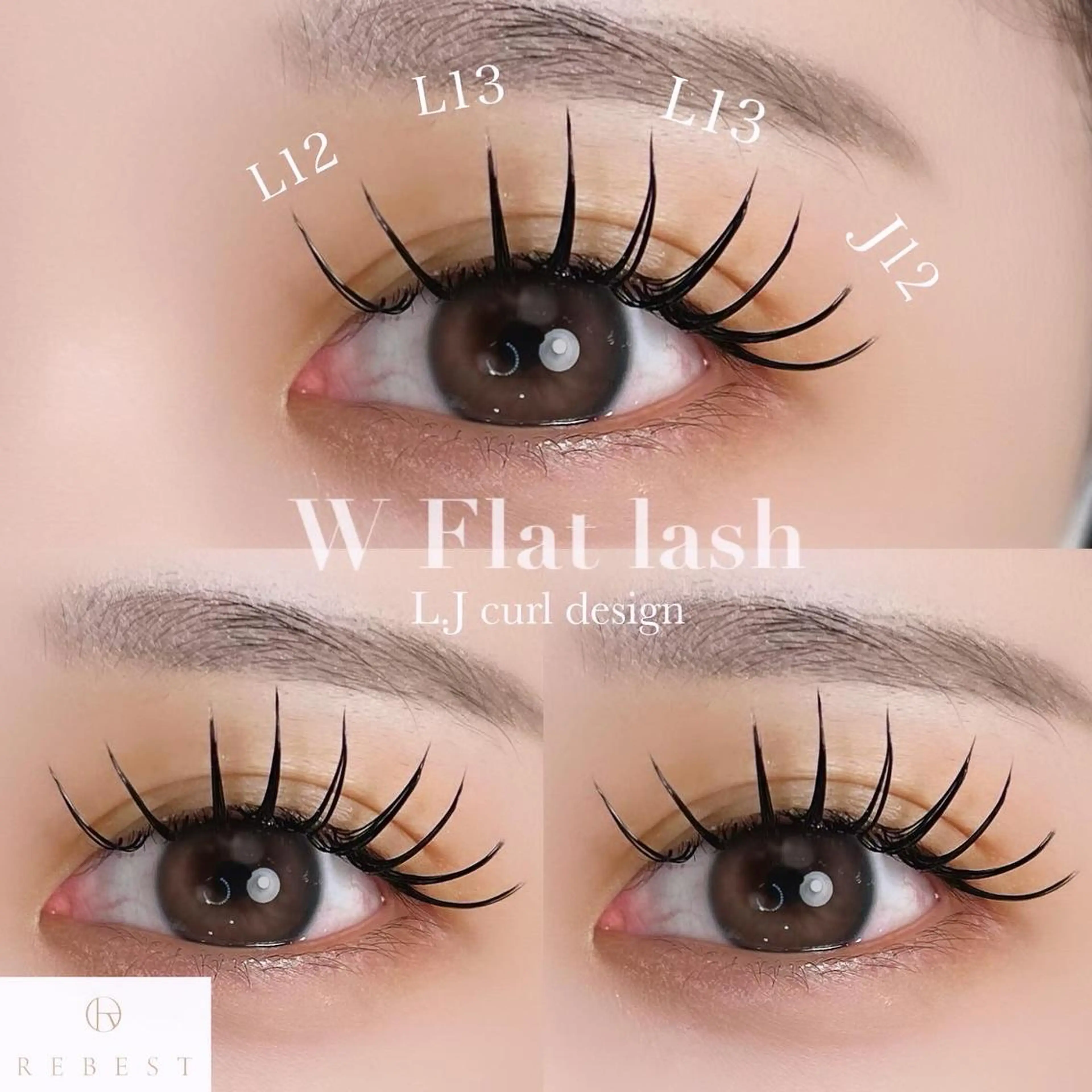 マツエク・マツパ yuuka REBEST心斎橋のマツエク・マツパデザイン