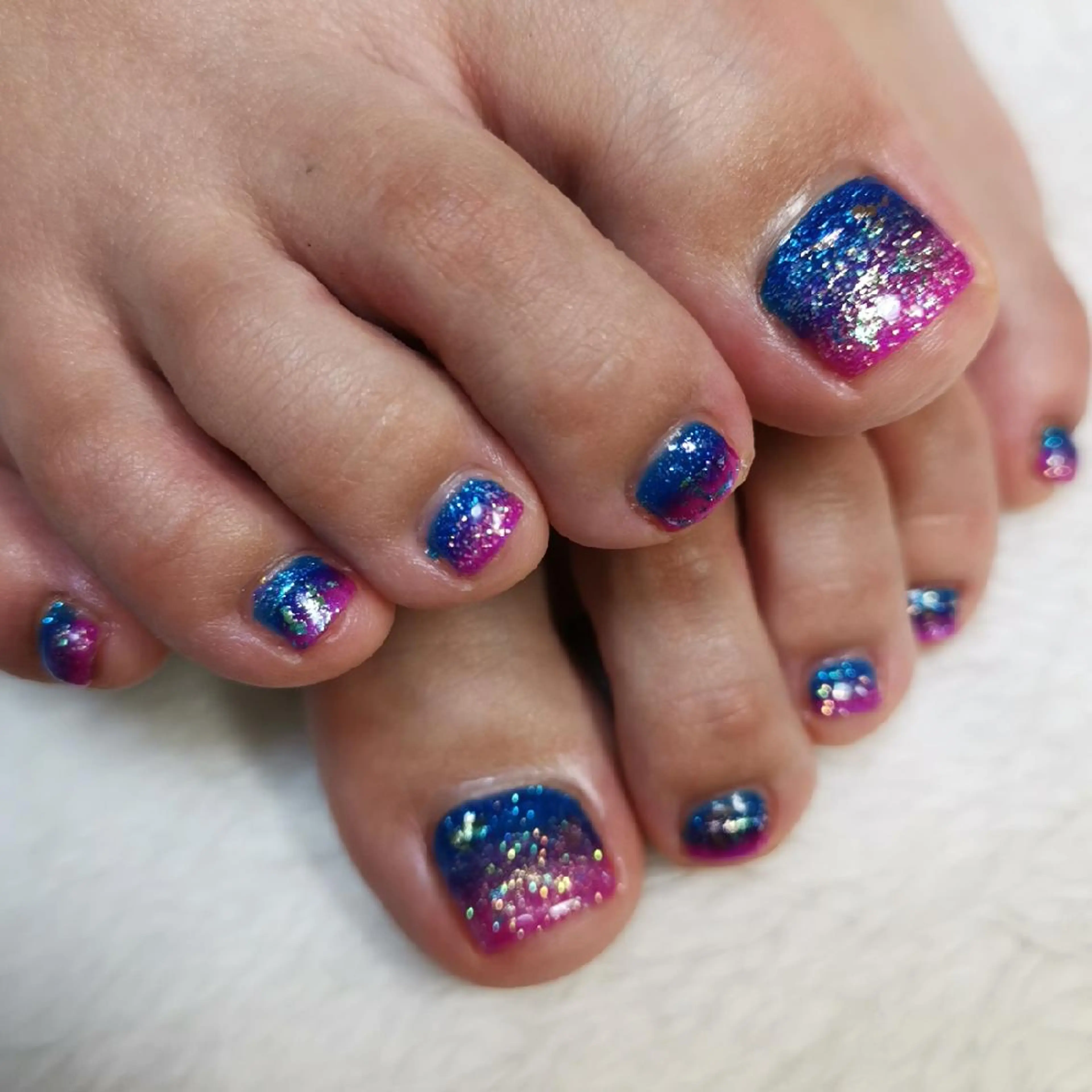 ネイル グラデーション フットネイル reve あやののネイルデザイン