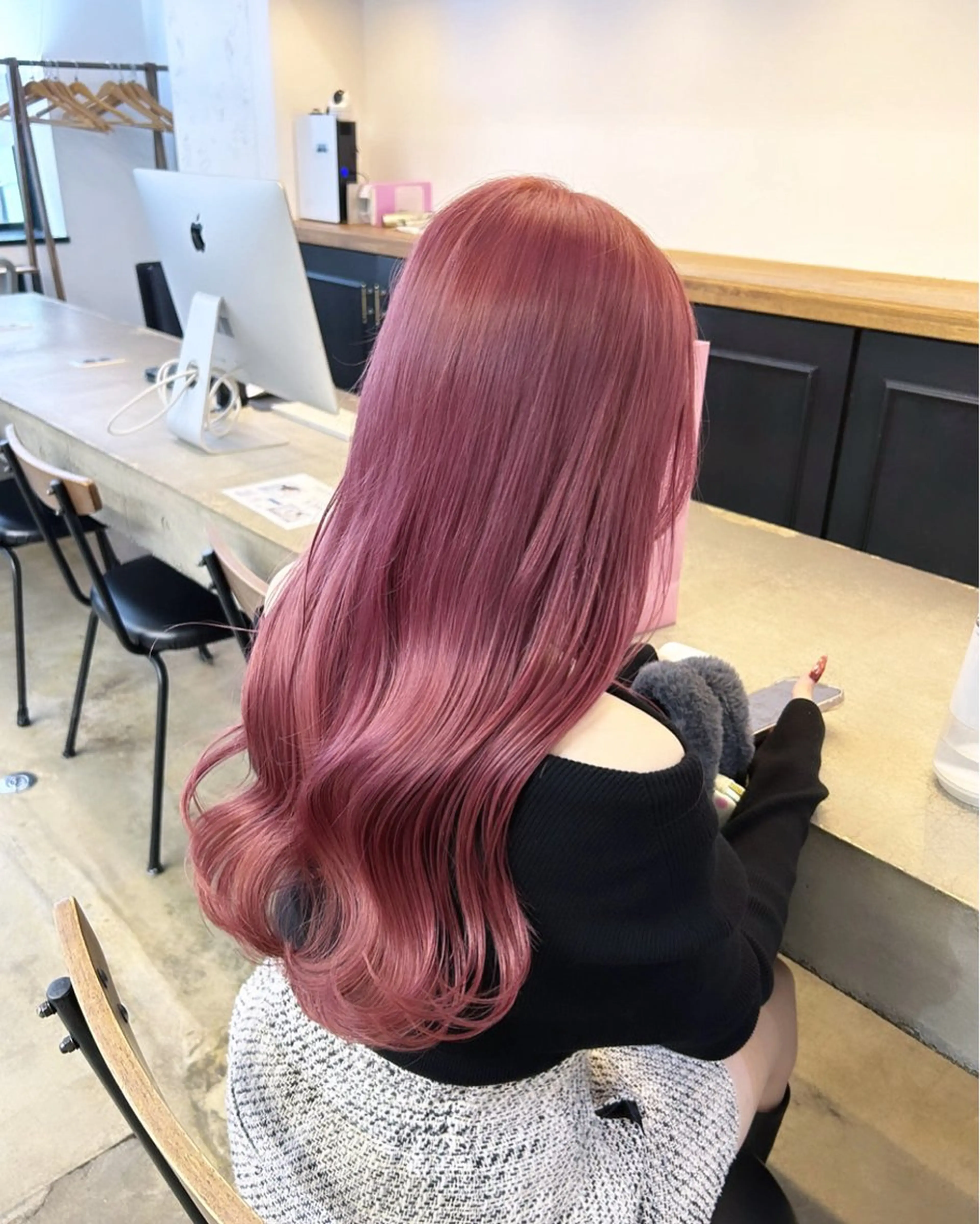 ロング カラー ヘアアレンジ ヘアカラー トリートメント ヘアセット 🎀暖色カラー🎀 ♡yurika♡のヘアスタイル