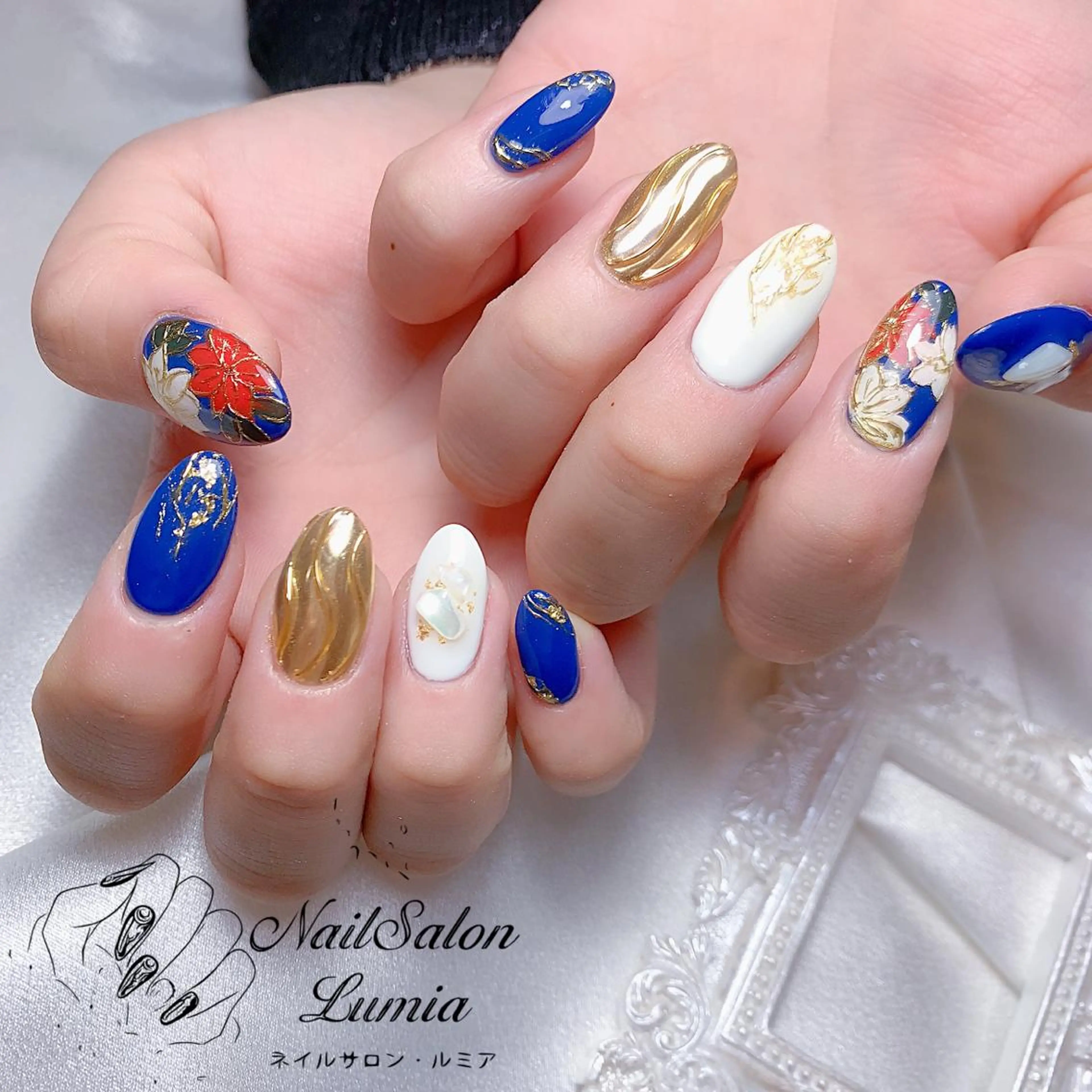 ネイル ハンドネイル ネイルサロン ルミア Lumia 店長のネイルデザイン