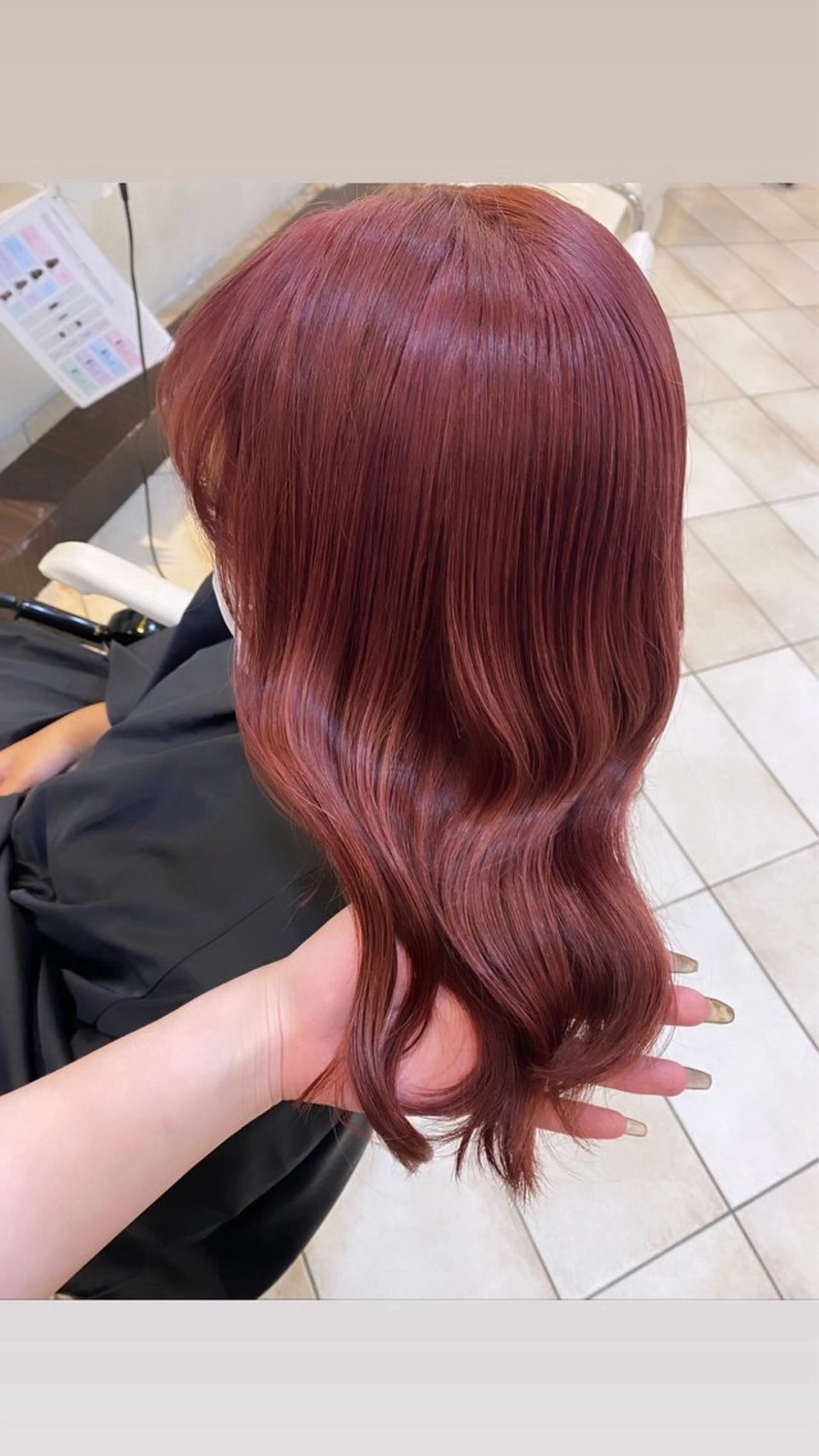 カラー AXIS 相模原店所属・うる艶＆縮毛矯正 ⟡.·小林理菜⟡.·のヘアスタイル