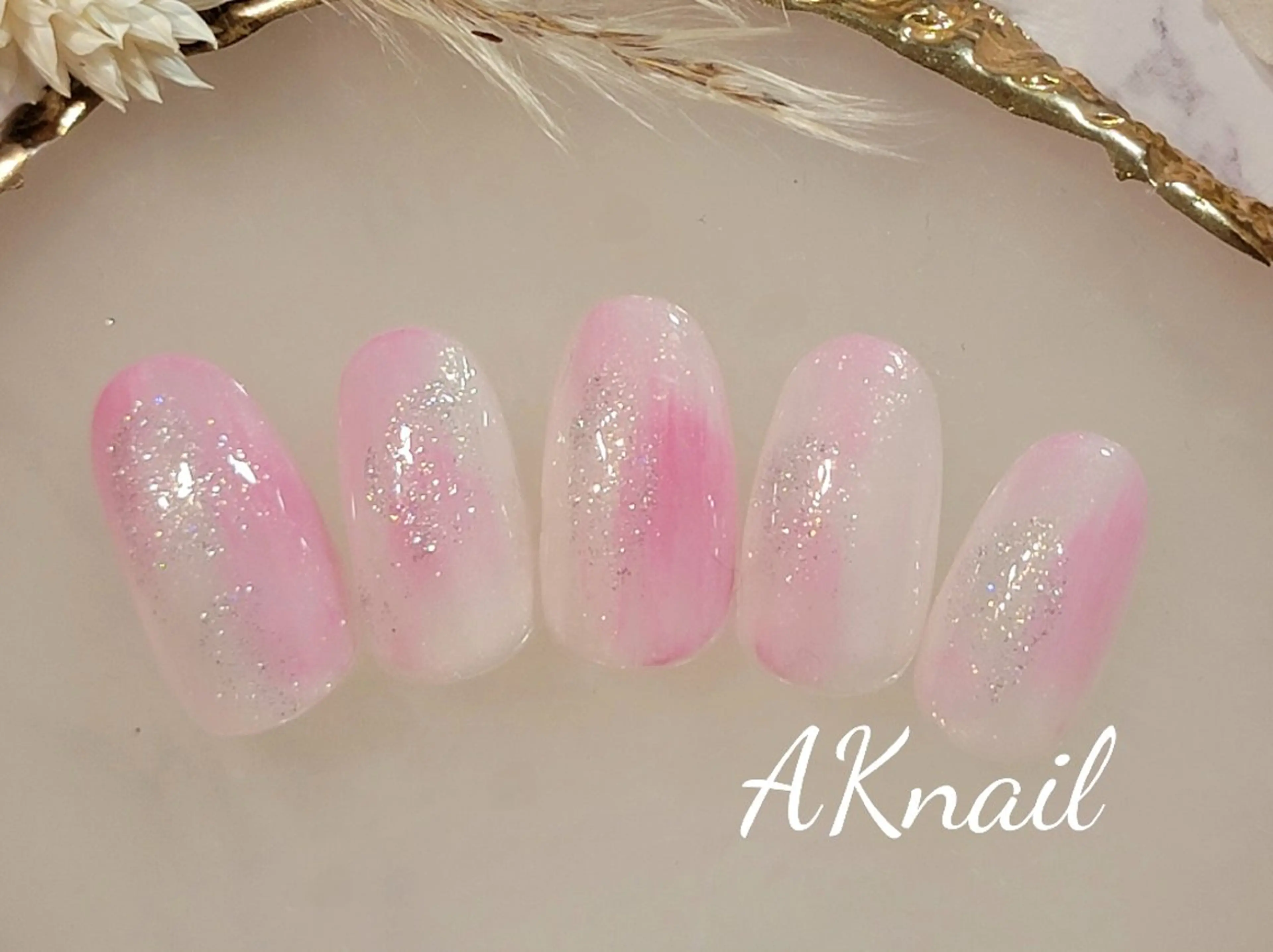 ネイル シンプルネイル ネイル&巻き爪サロン 　AKnailのネイルデザイン