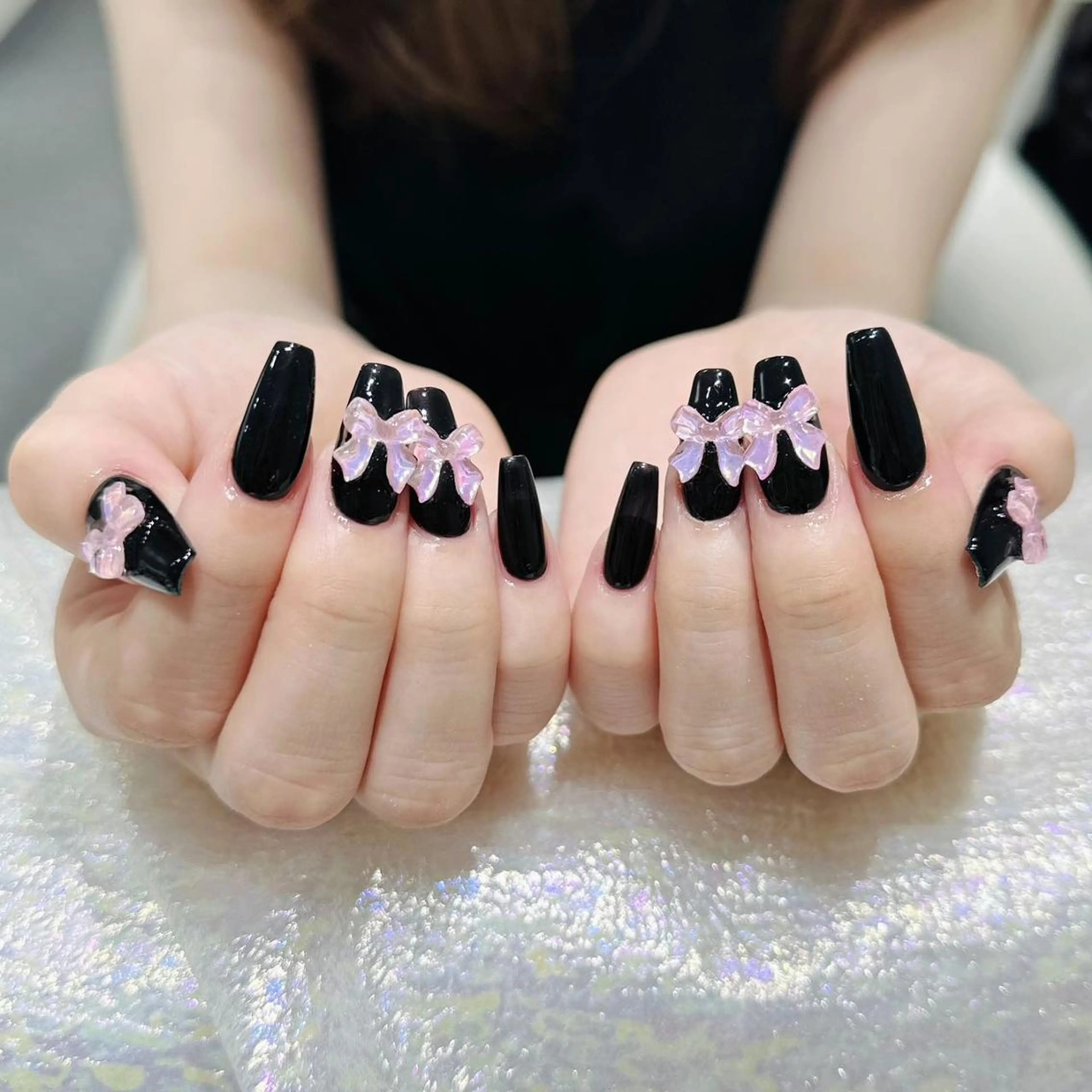 ネイル 長さ出し ネイルチップ Queens マオのネイルデザイン