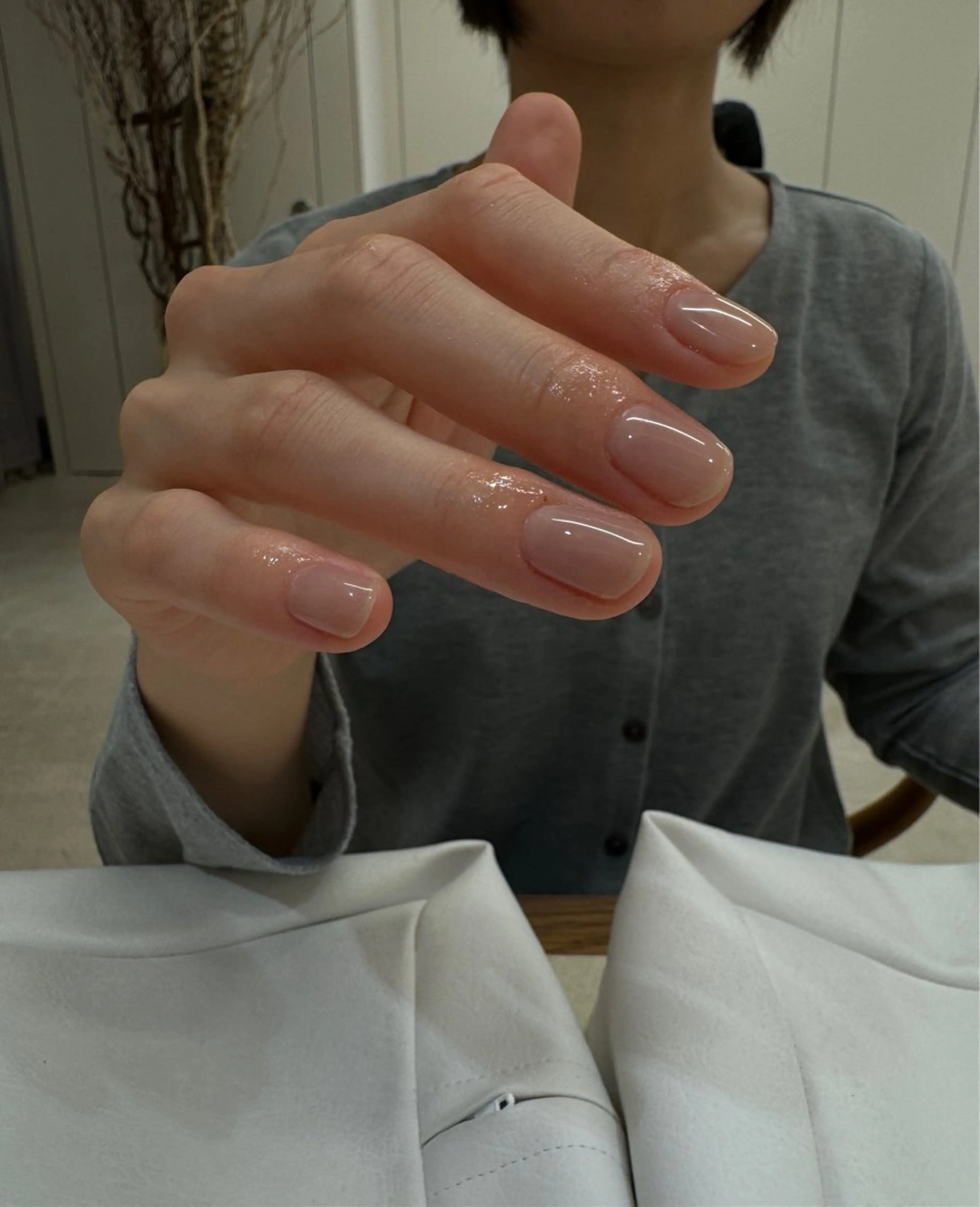 ネイル クリアネイル ピンク 市川 加奈子のネイルデザイン