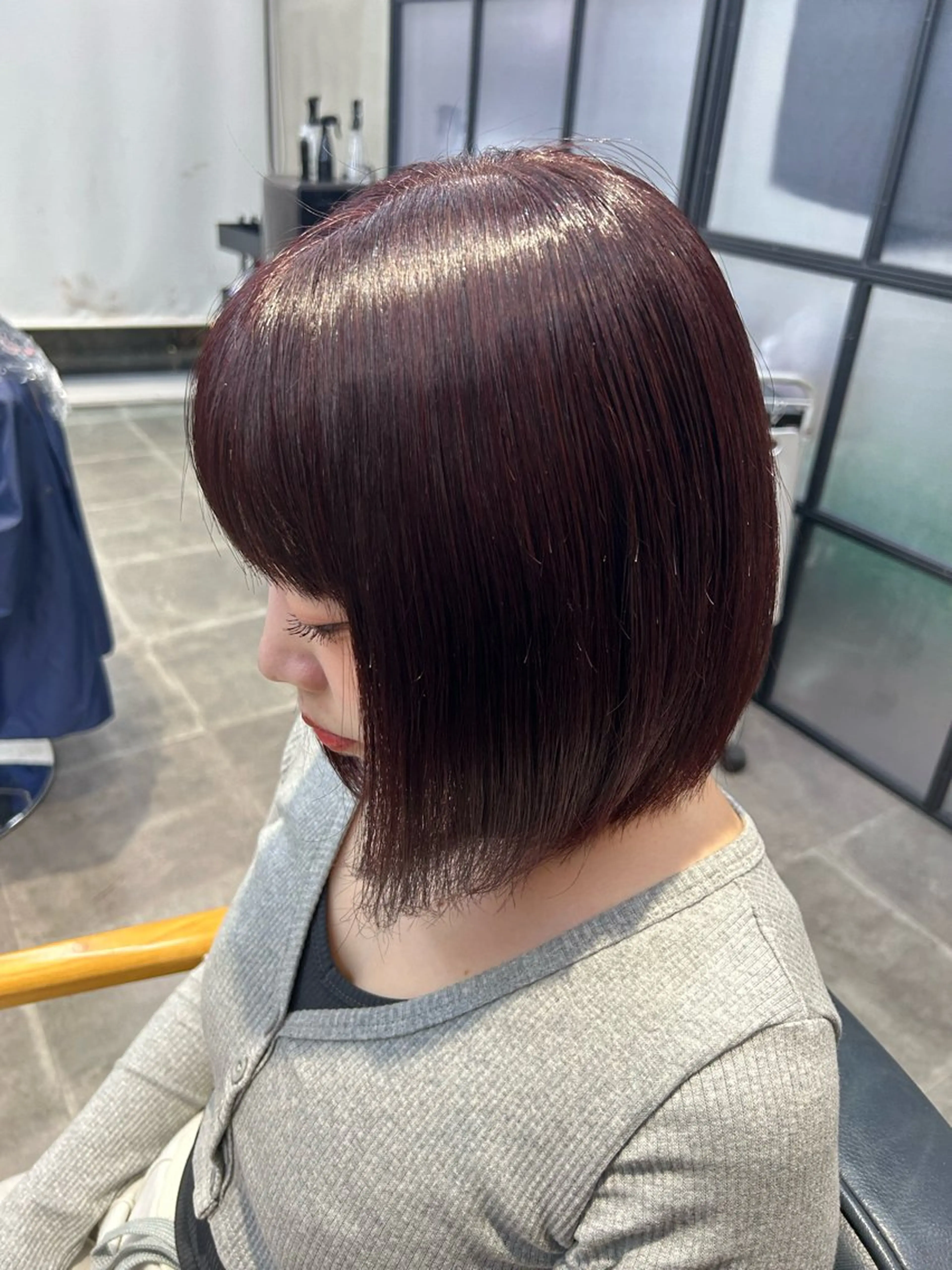 ミディアム カラー 韓国×髪質改善カラー 💎hinaのヘアスタイル