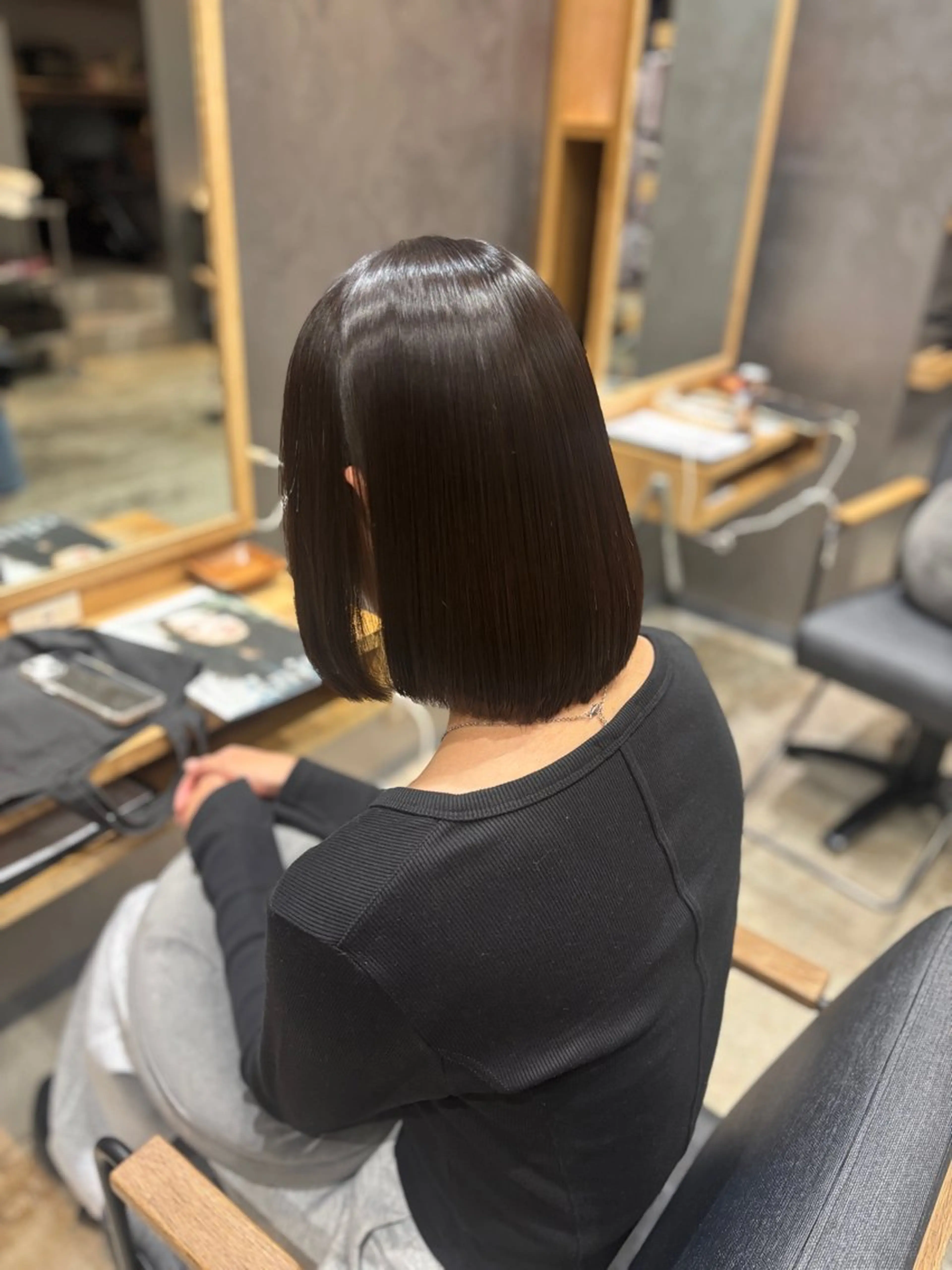 ミディアム 縮毛矯正 𝐼𝑛𝑖𝑡𝑦 🎀 𝑦𝑢𝑖♡のヘアスタイル