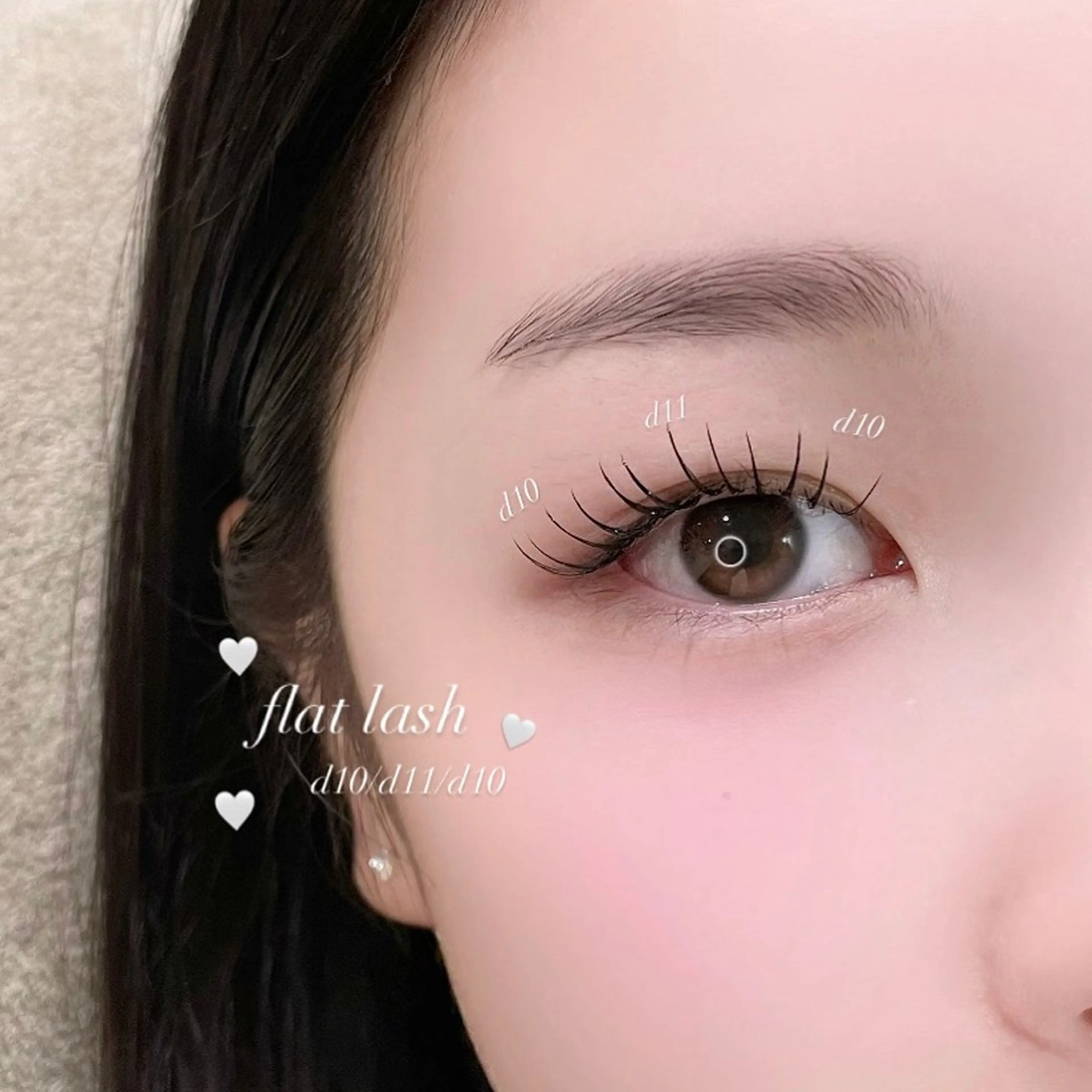 マツエク・マツパ フラットラッシュ マツエク beautiful me sao˖·⟡のマツエク・マツパデザイン