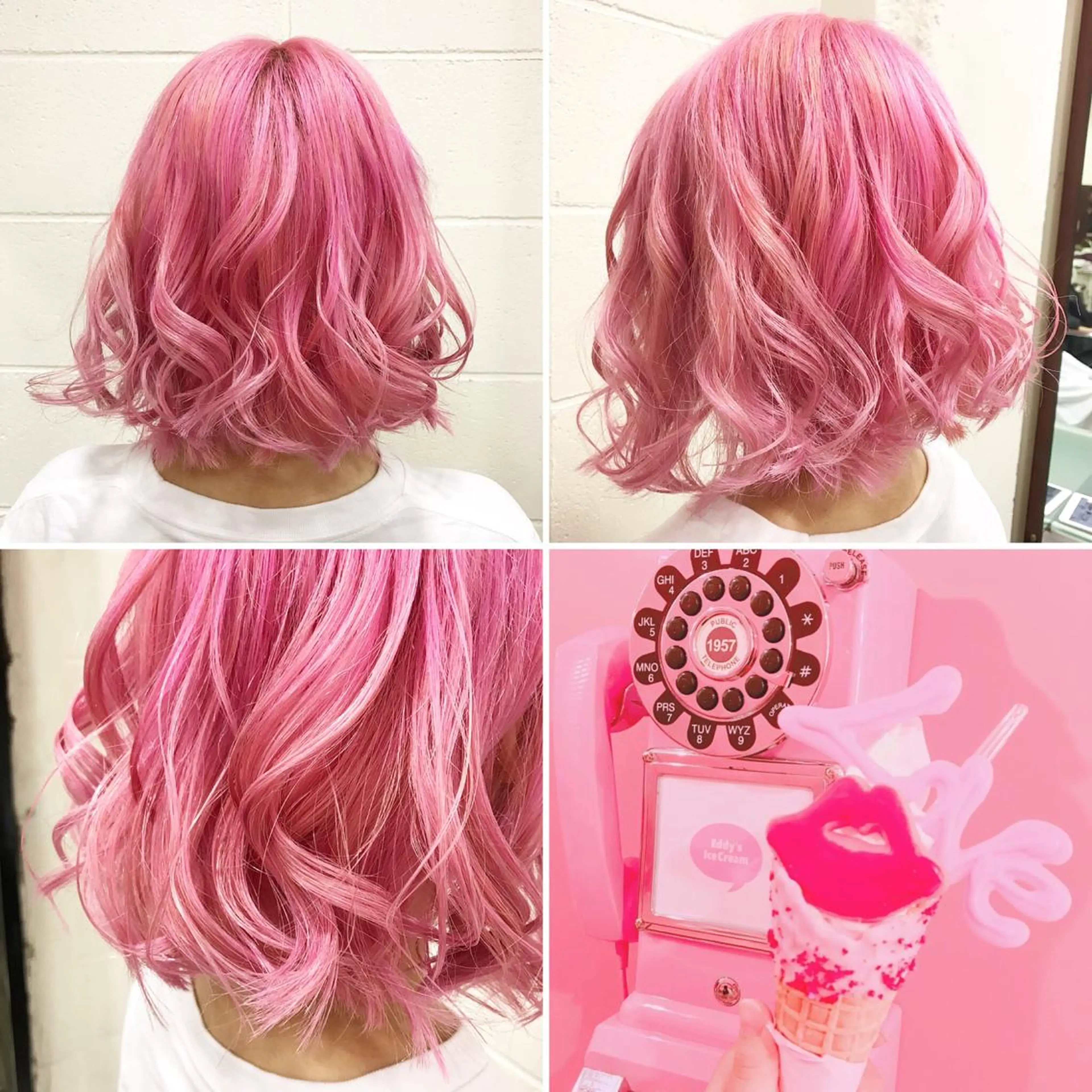 ミディアム カラー ピンクカラー ヘアカラー トリートメント "PEPPU "所属・🌈推し色派手髪 ハイトーンShinのヘアスタイル