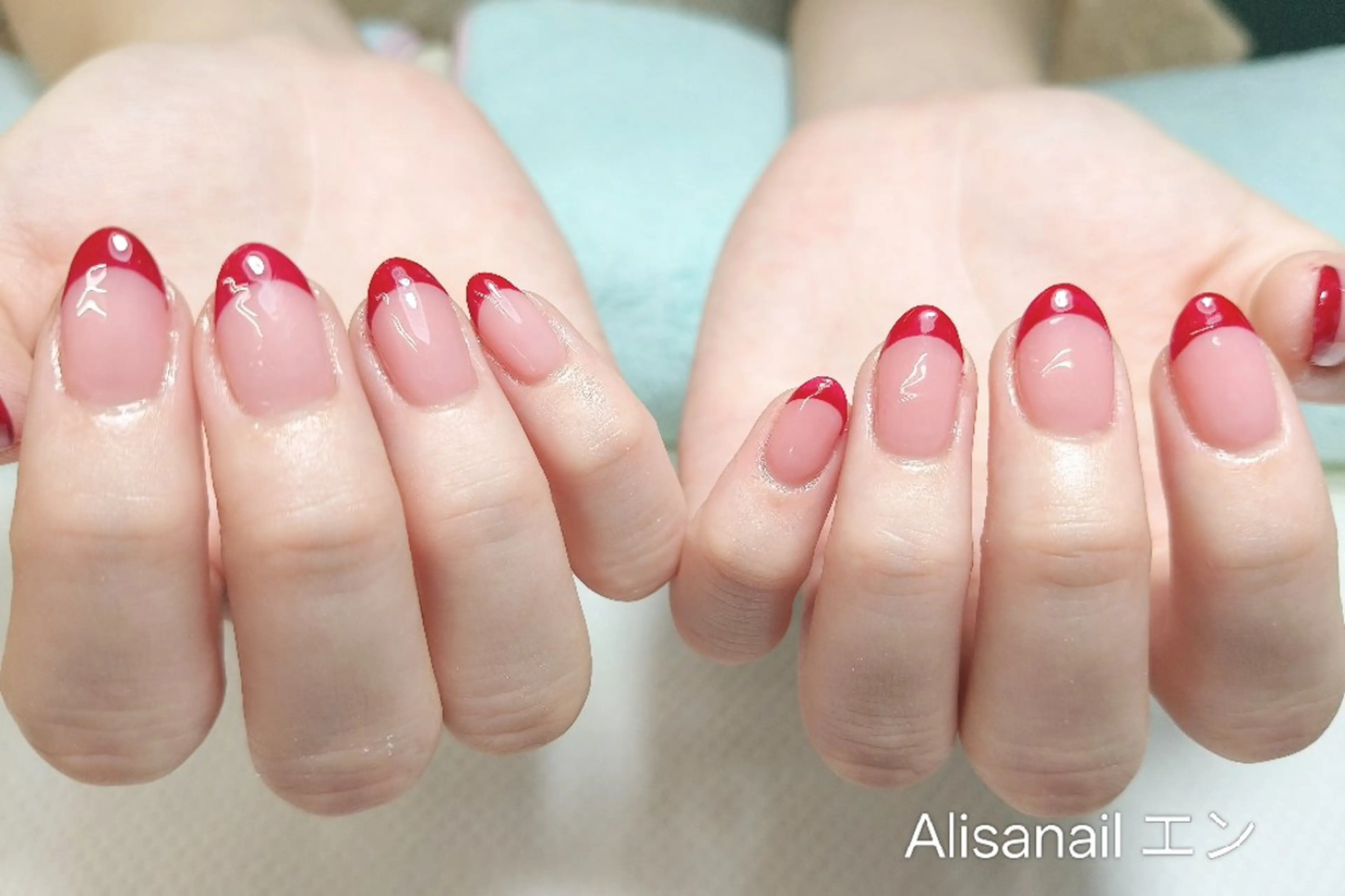 ネイル フレンチネイル エ ンのネイルデザイン