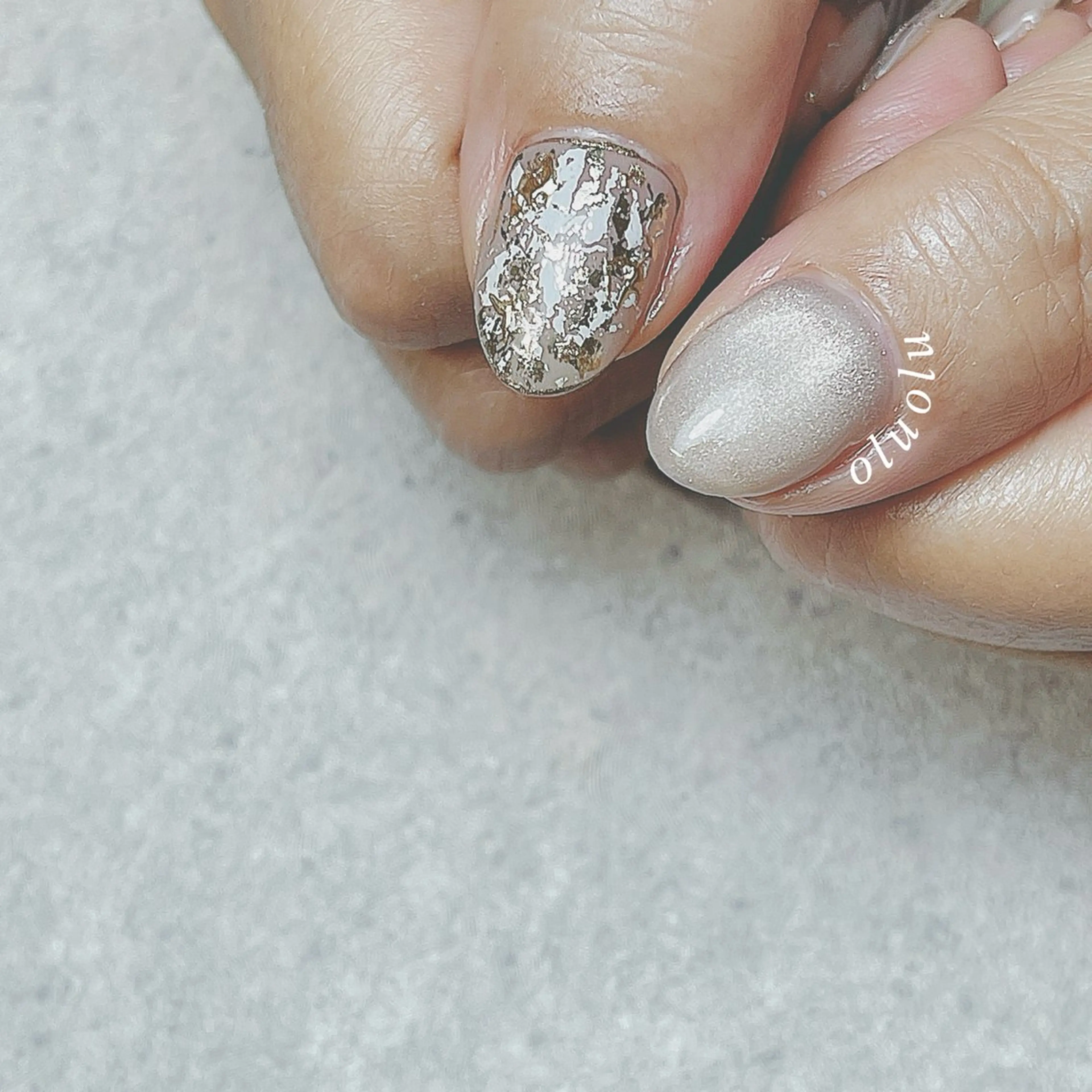 ネイル アートネイル フットネイル マグネットネイル ニュアンスネイル ハンドネイル 大村 紬華のネイルデザイン