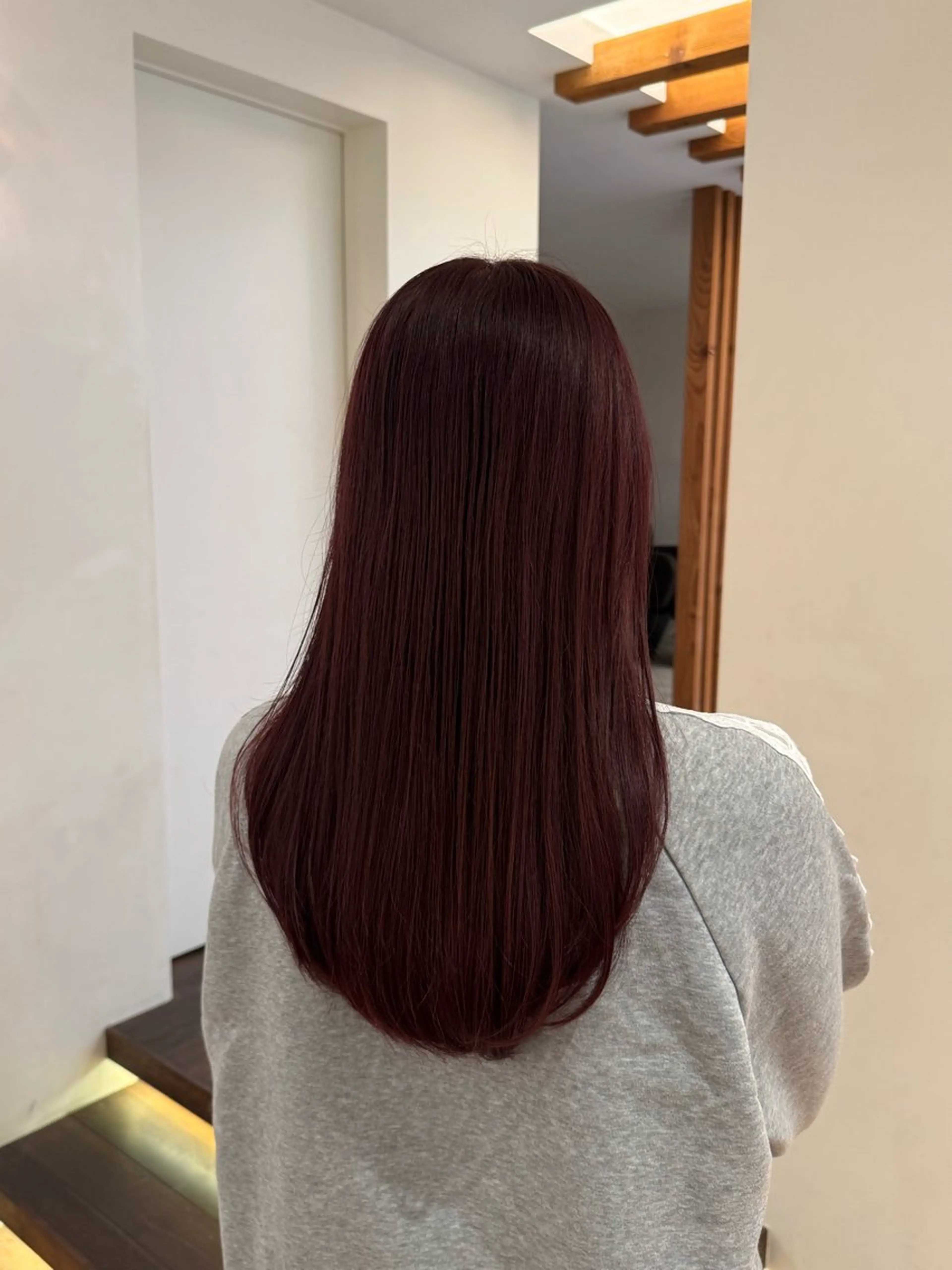 ロング カラー 佐藤 天真のヘアスタイル