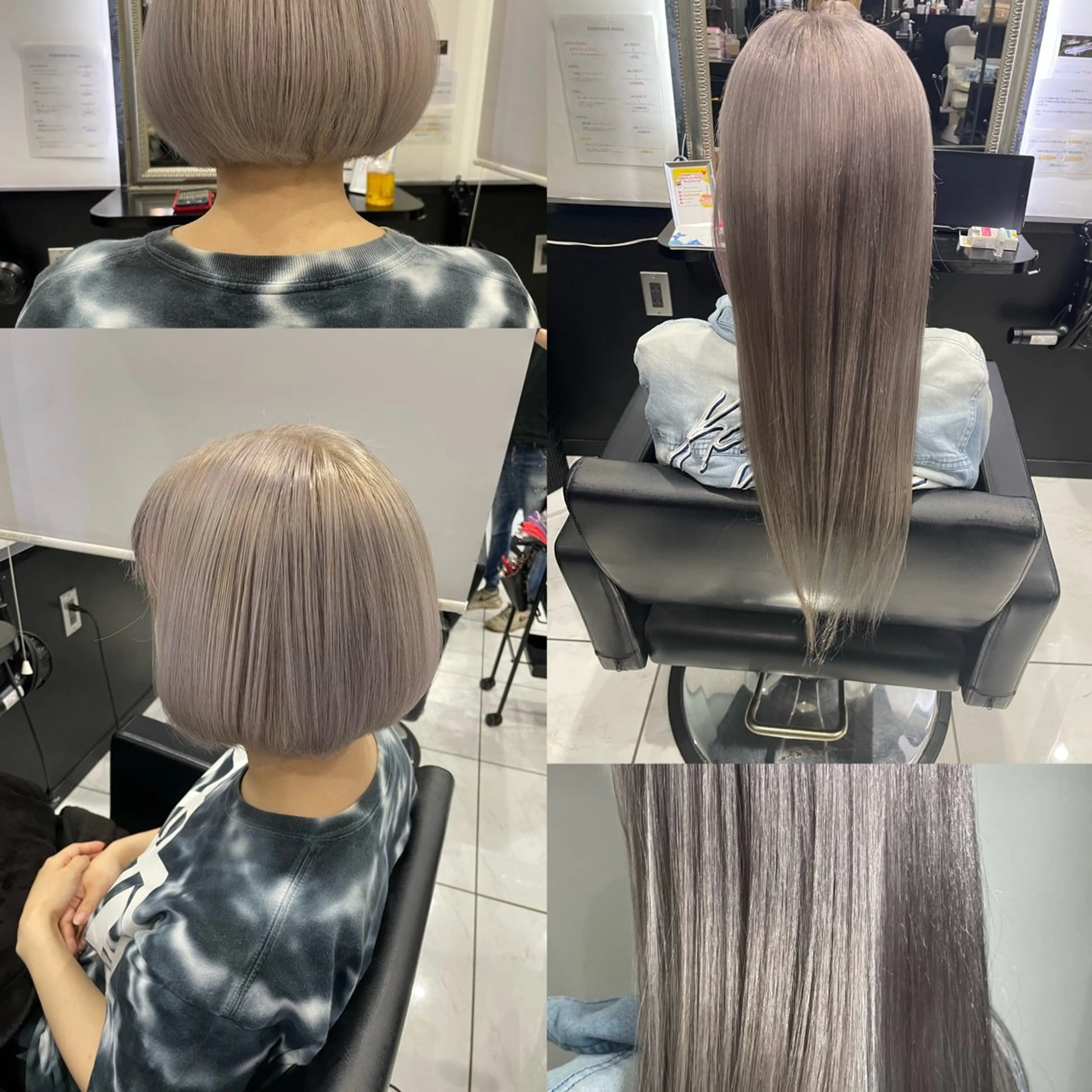 カラー ヘアアレンジ ブリーチ ハイトーンカラー ヘアカラー 長田 麻友子のヘアスタイル