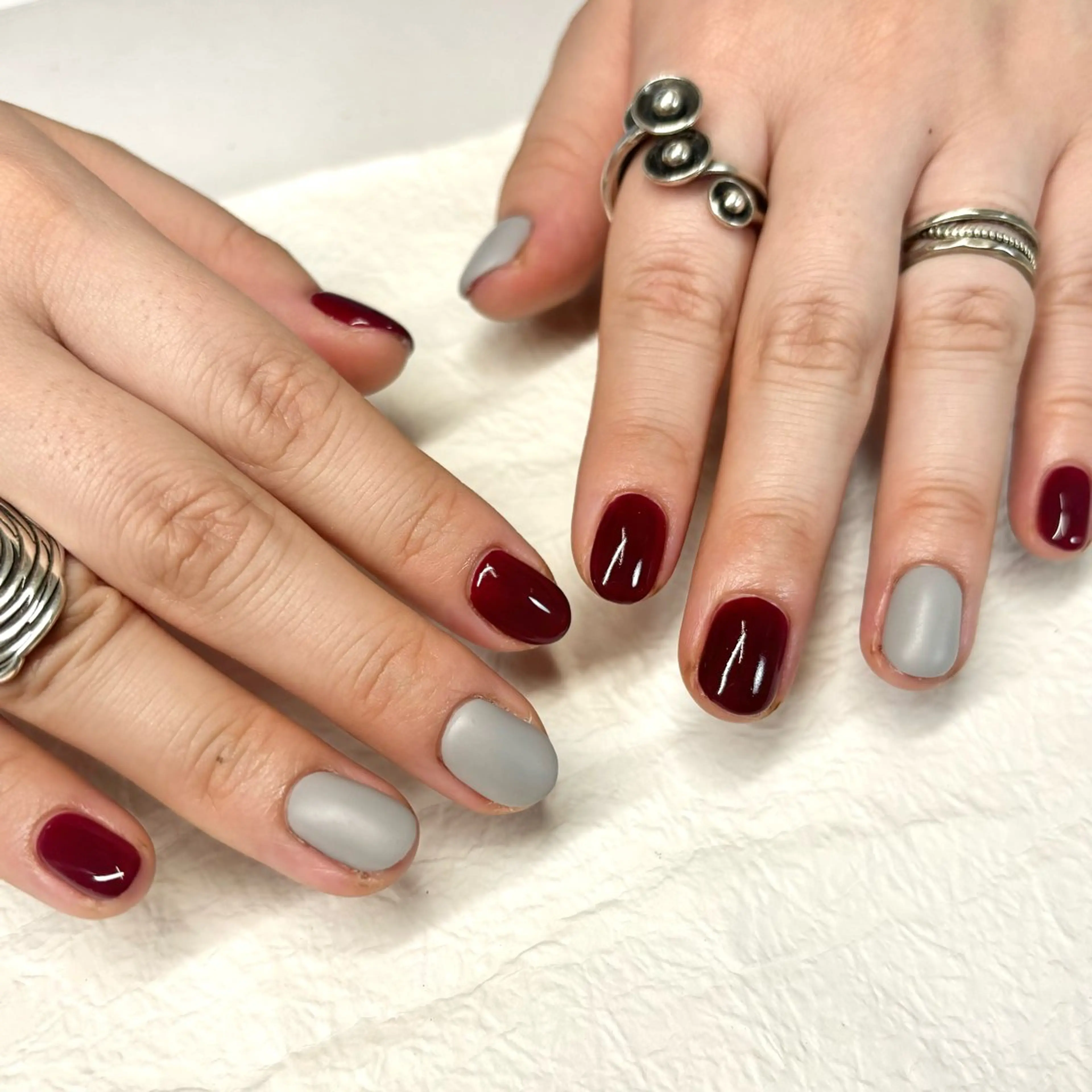 ネイル マットネイル ラヴィアンローズ所属・S. kurumiのネイルデザイン