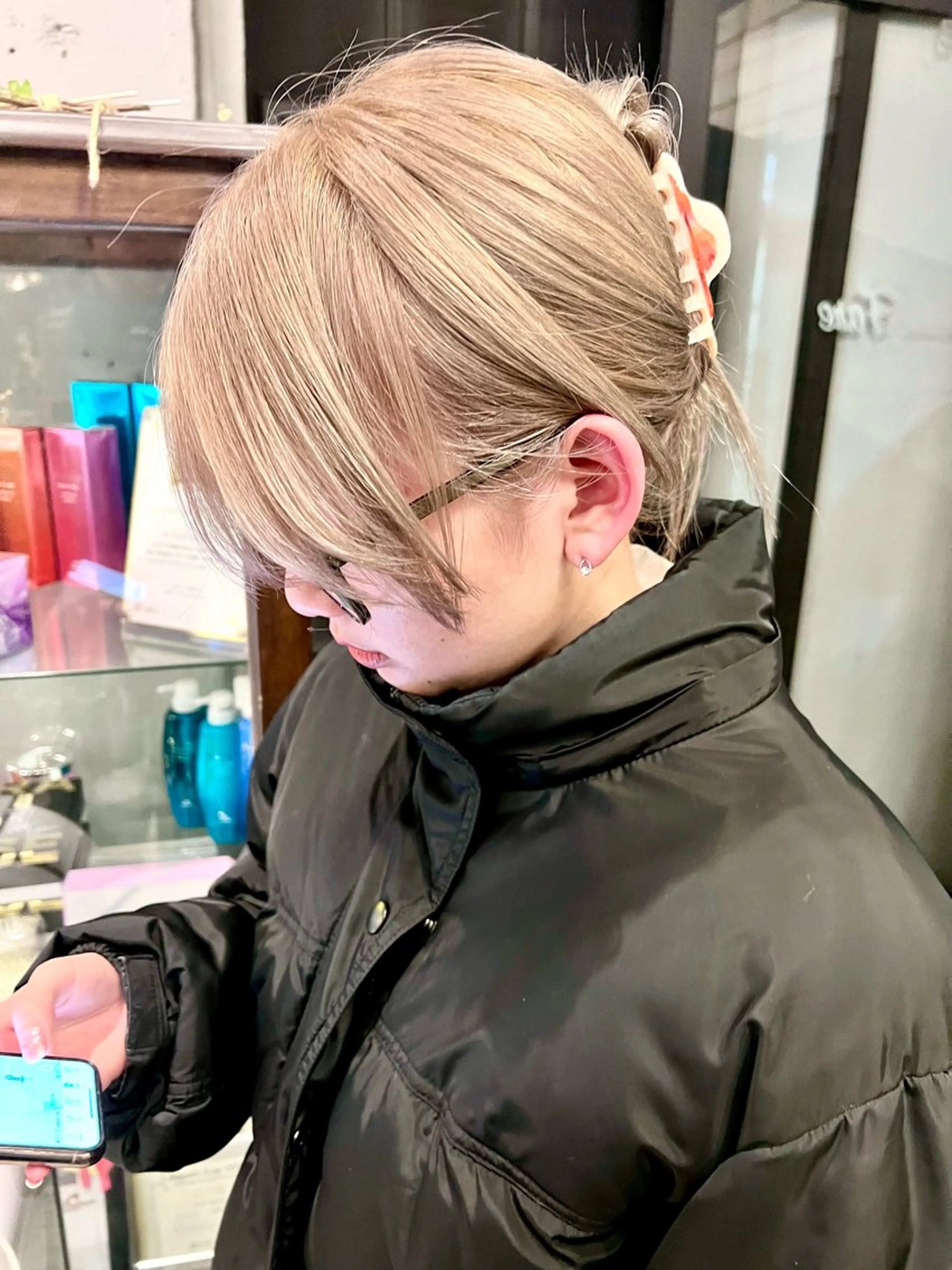 ロング カラー ヘアカラー トリートメント 小笠原 悠斗のヘアスタイル