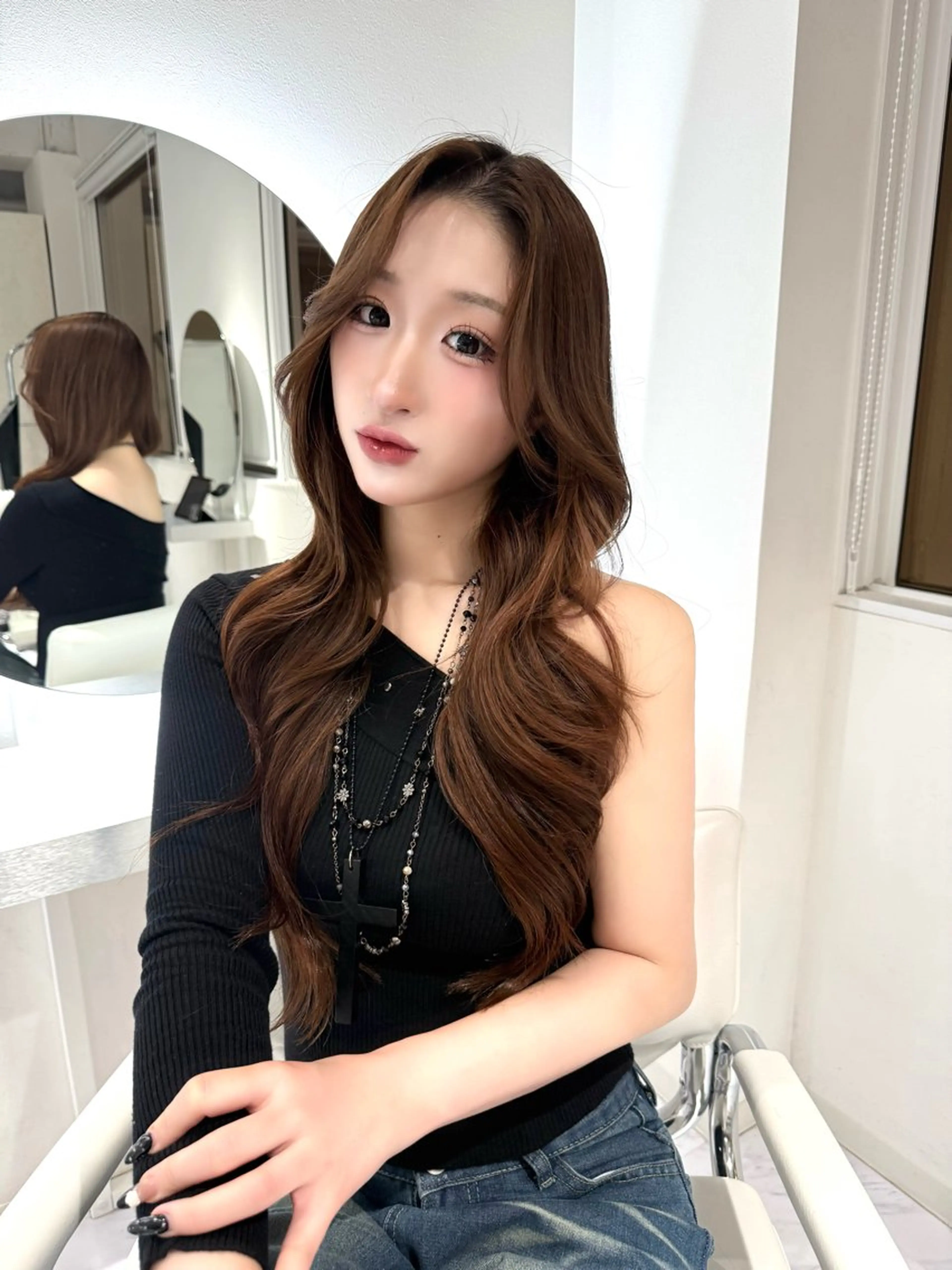 ロング レイヤーカット🫧 🎀Tomoka🎀のヘアスタイル