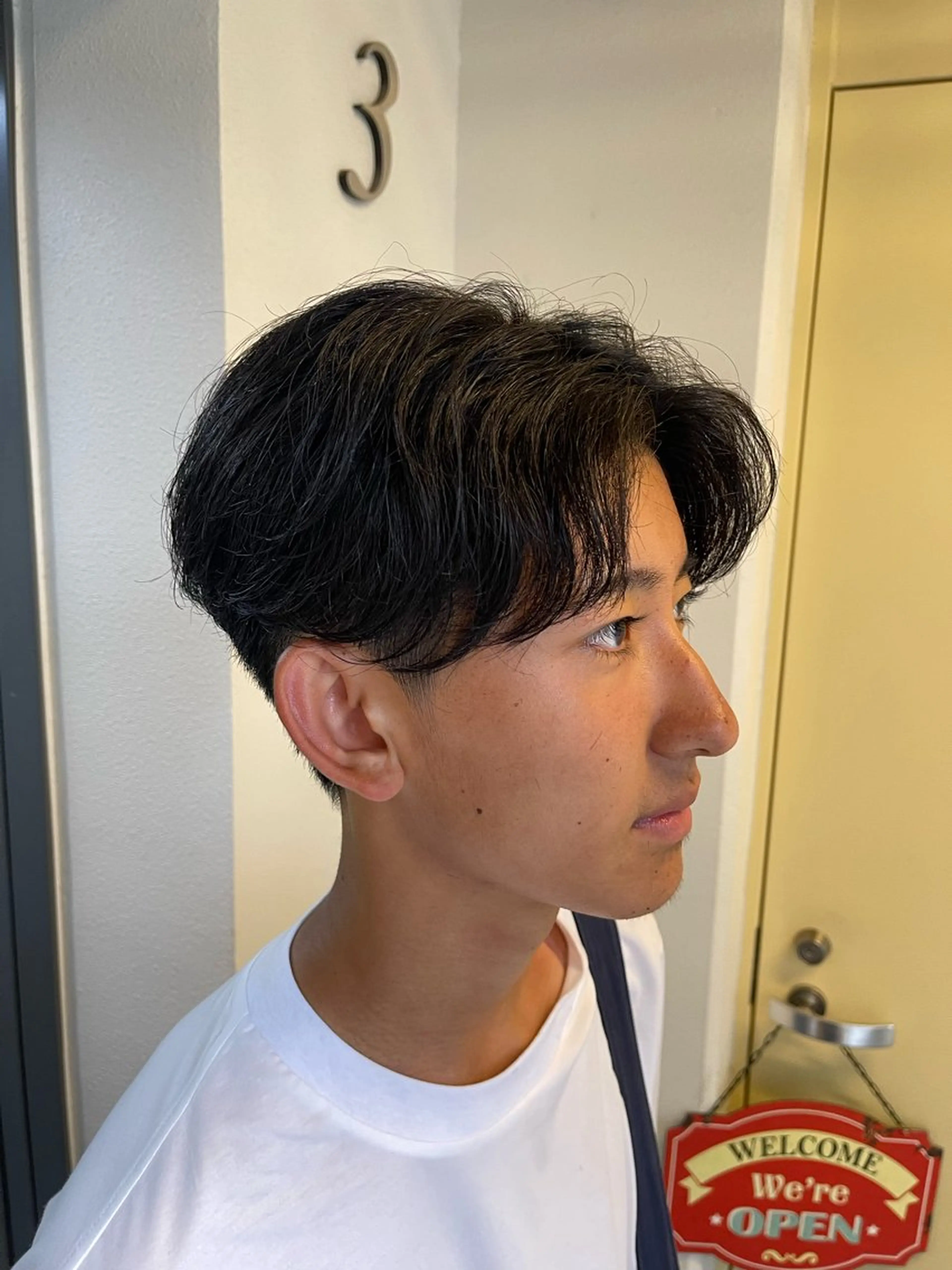 パーマ メンズ カット パーマ メンズパーマ 北原寿樹のヘアスタイル