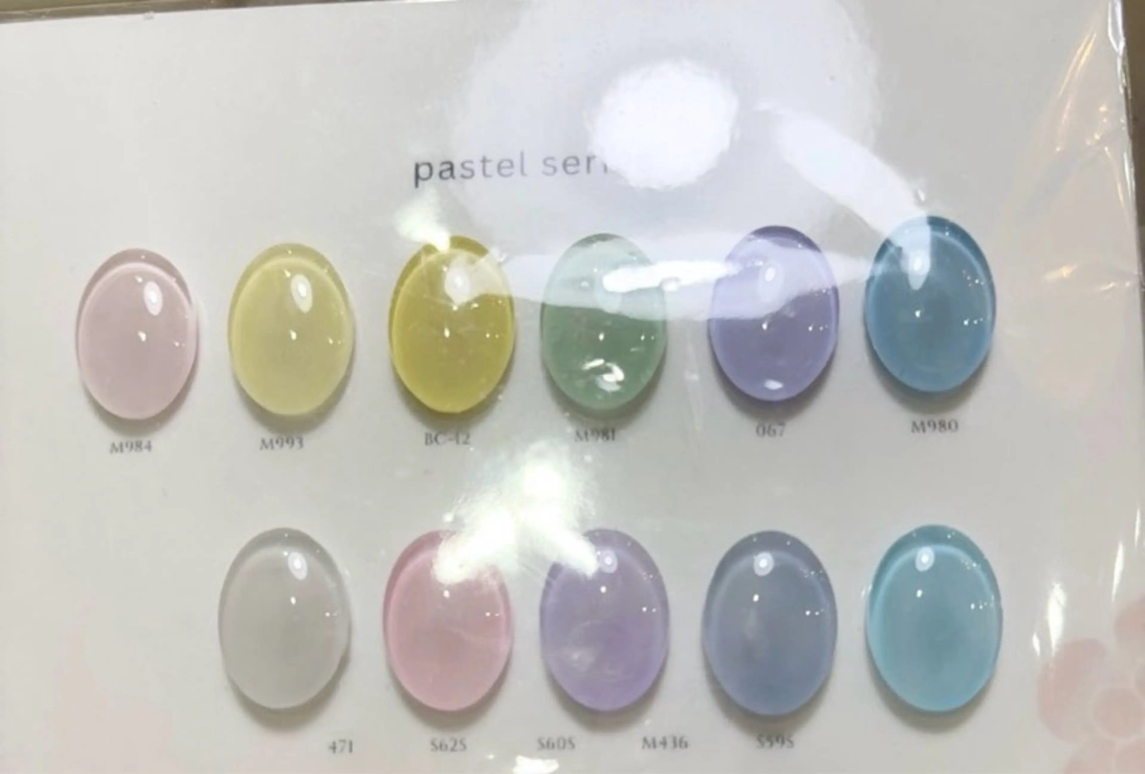 パステルカラーの写真